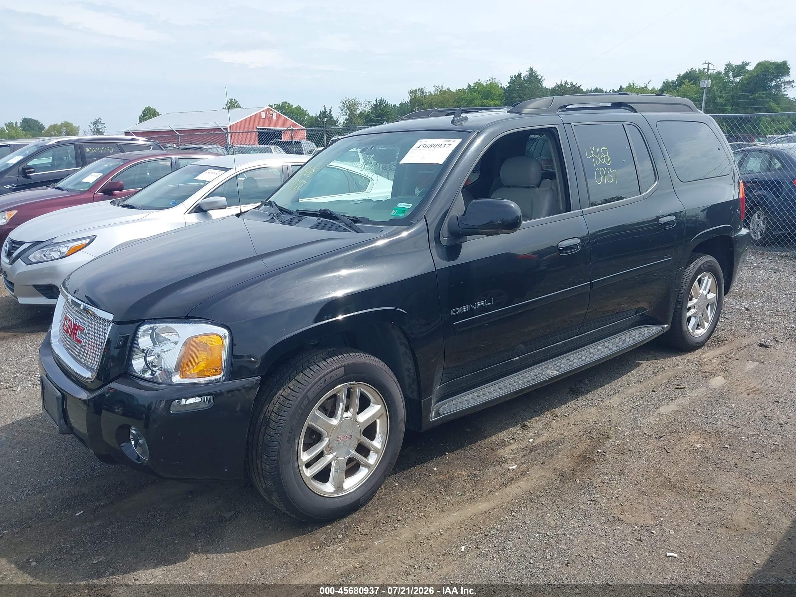 2006 Gmc Envoy Xl Denali Black vin: 1GKET66M566169581
