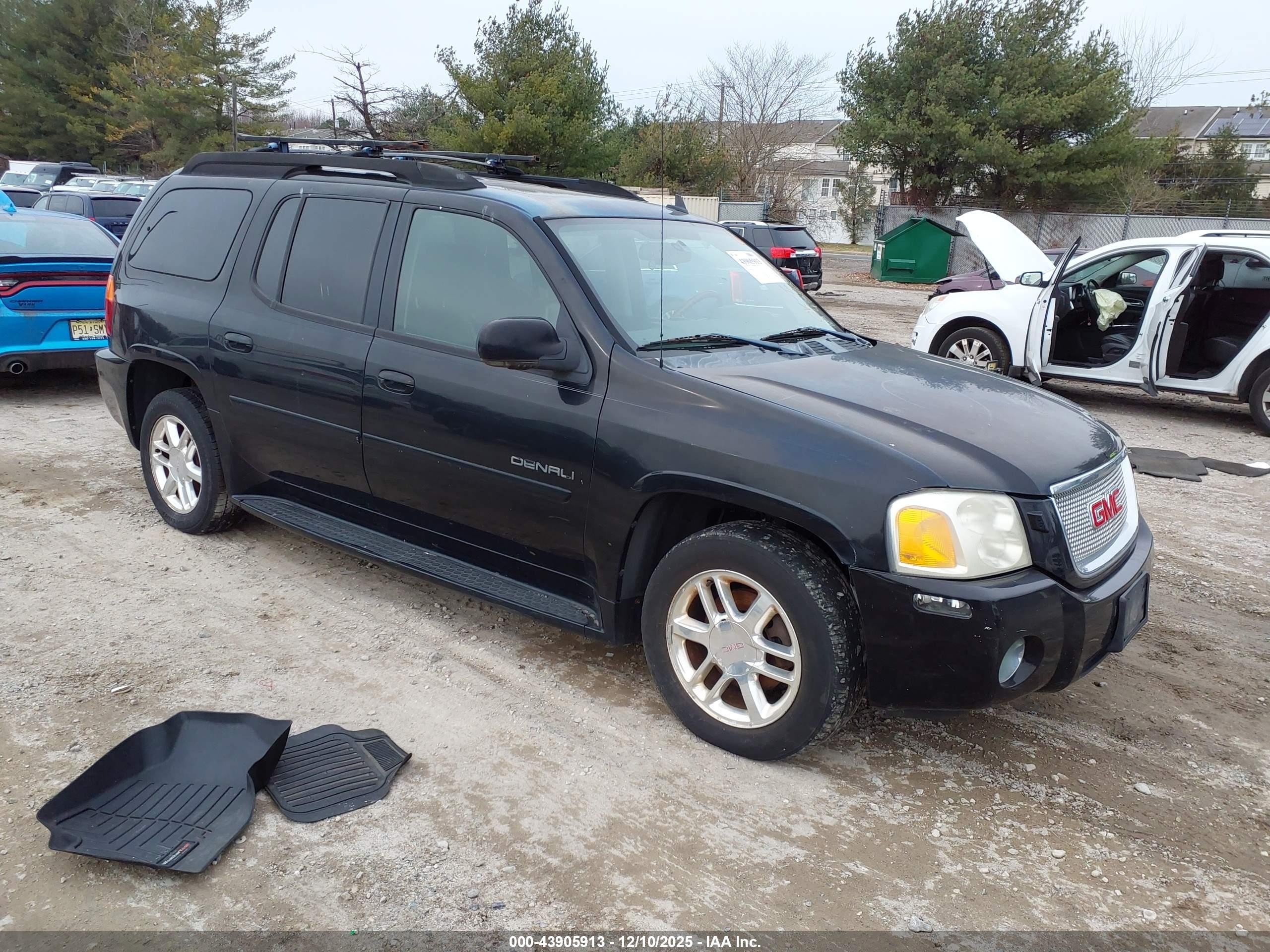 2006 Gmc Envoy Xl Denali Black vin: 1GKET66M666159495