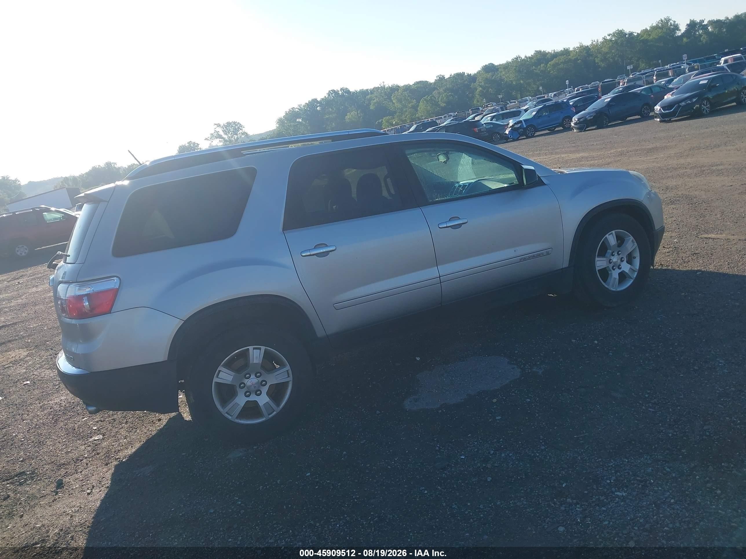 2007 Gmc Acadia Sle-1 Gray vin: 1GKEV13727J112359
