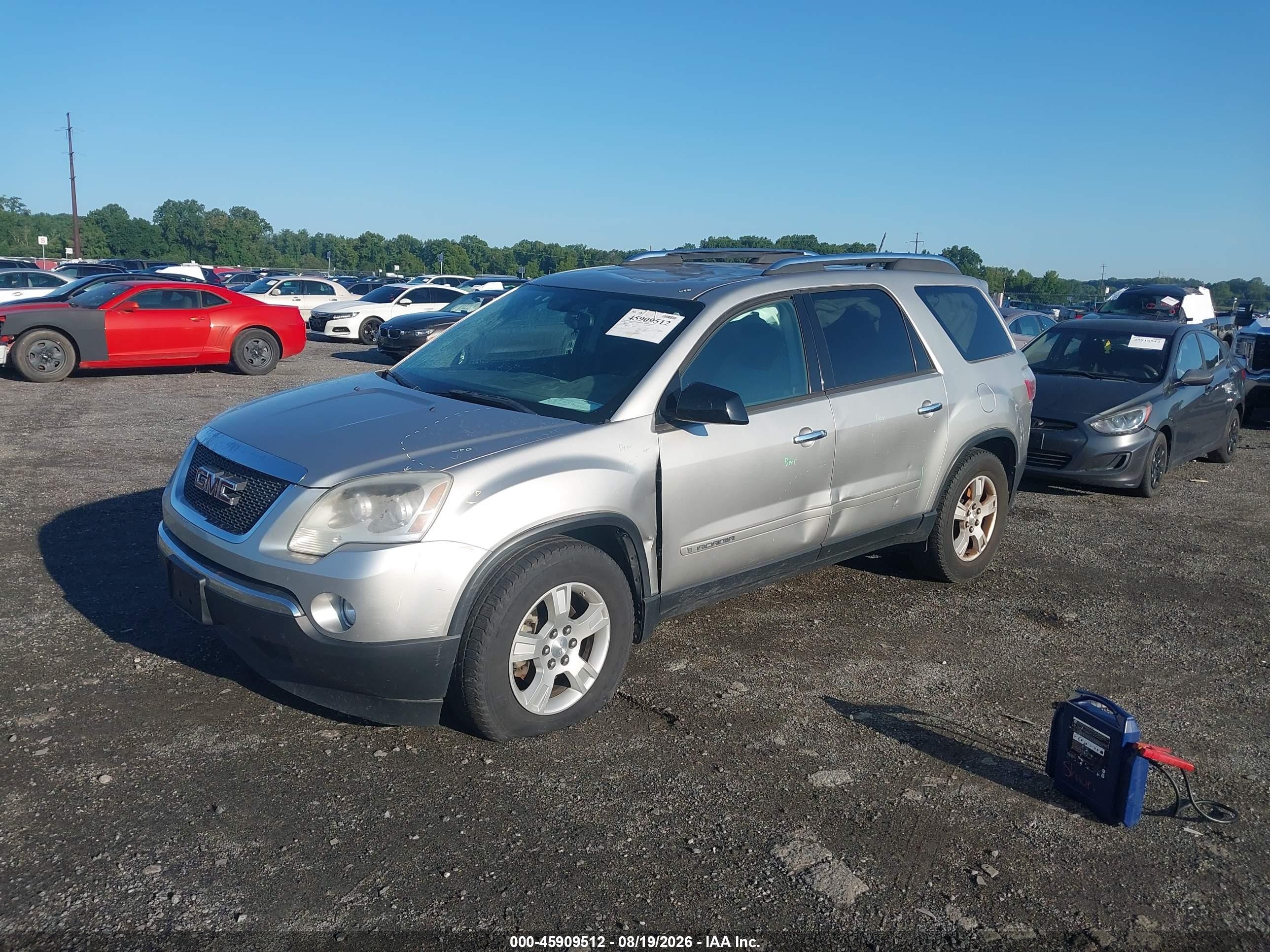 2007 Gmc Acadia Sle-1 Gray vin: 1GKEV13727J112359