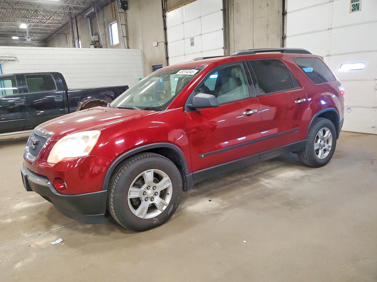 2009 Gmc Acadia Sle Red vin: 1GKEV13D49J154069