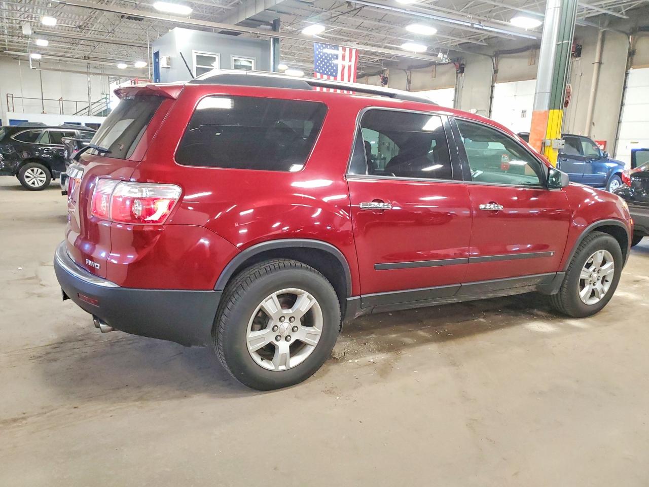 2009 Gmc Acadia Sle Red vin: 1GKEV13D49J154069