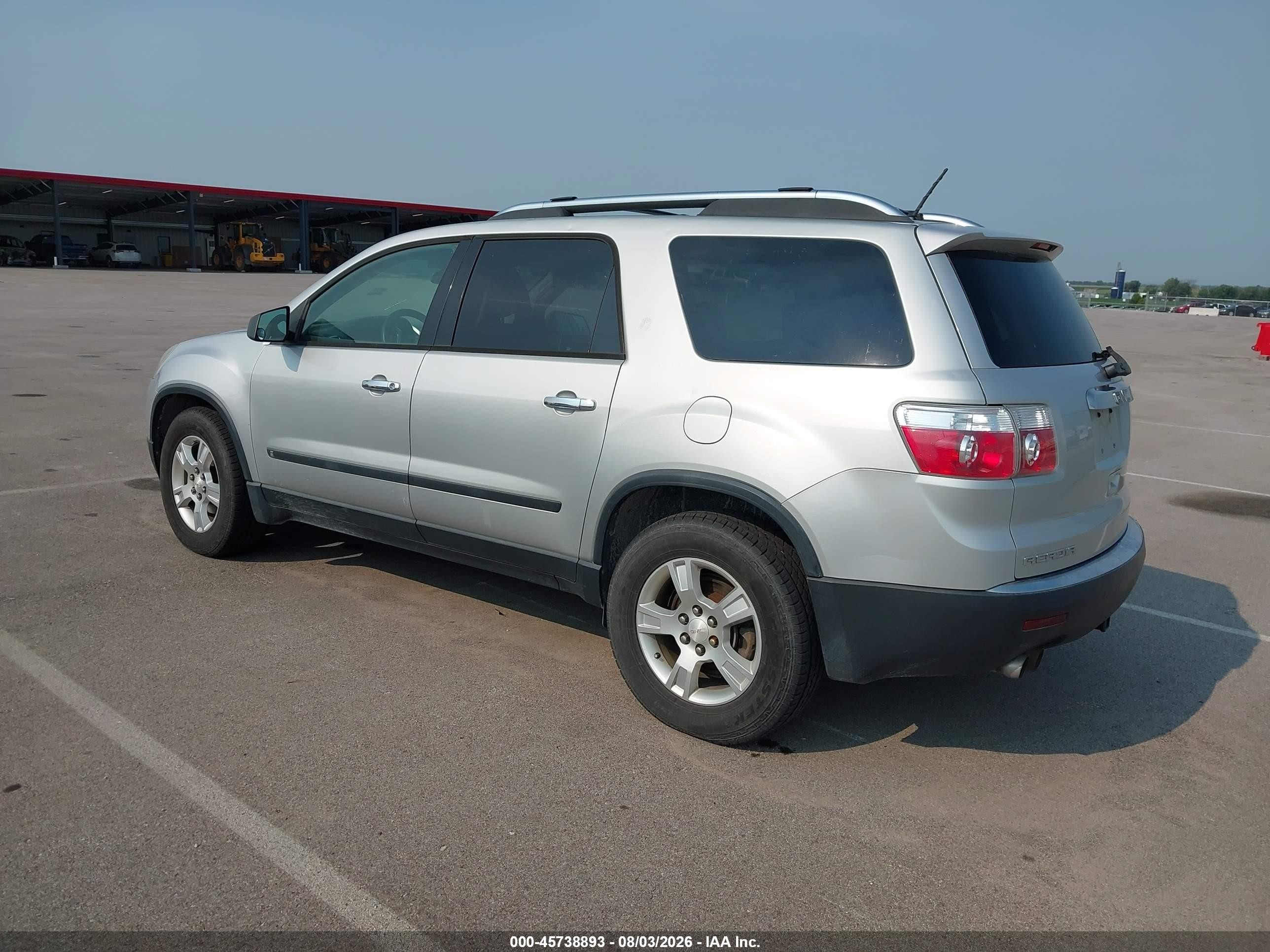 2009 Gmc Acadia Sle1 Silver vin: 1GKEV13D79J191925