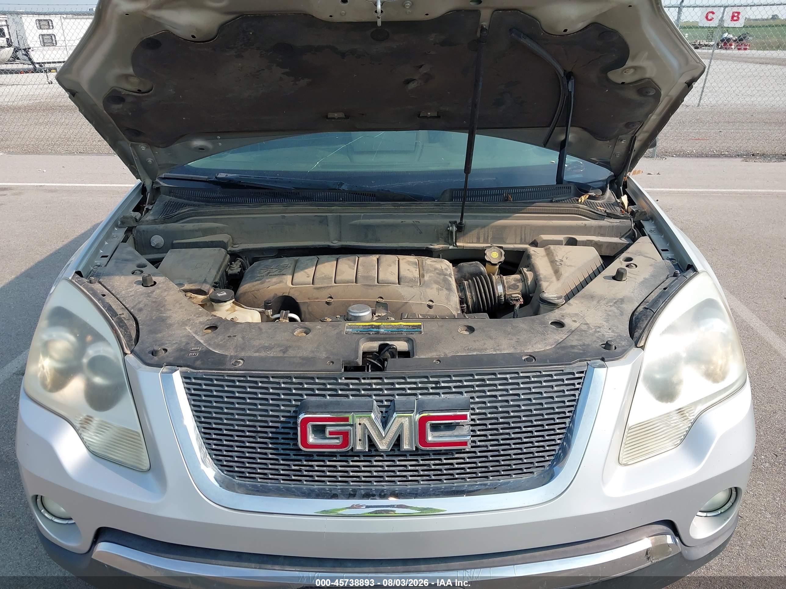 2009 Gmc Acadia Sle1 Silver vin: 1GKEV13D79J191925