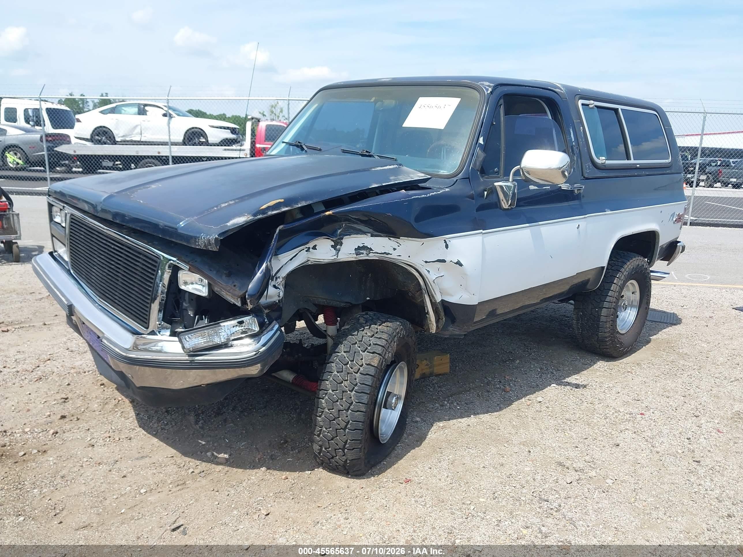 1989 Gmc Jimmy V15 Dark Blue vin: 1GKEV18K7KF533809