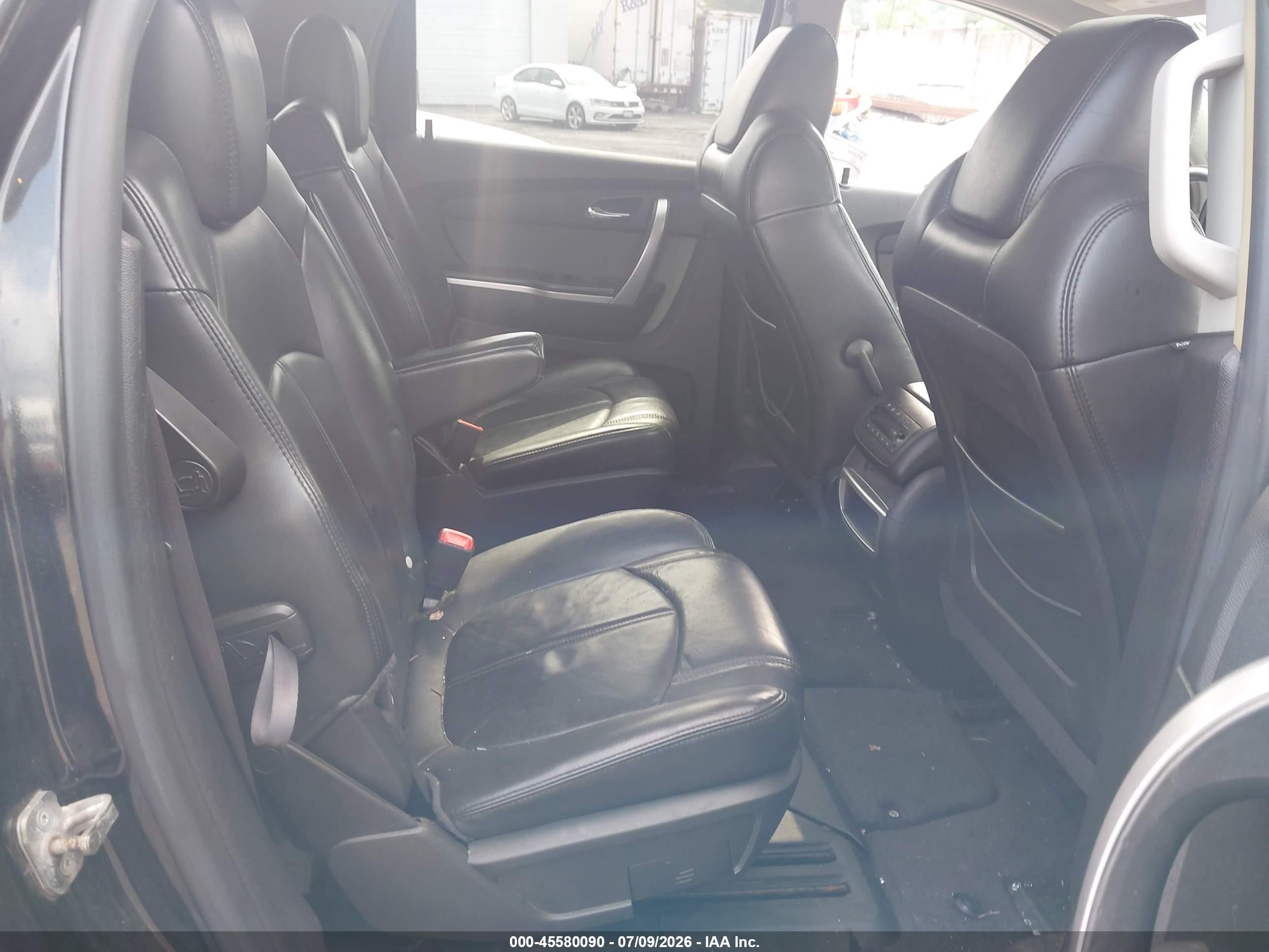 2008 Gmc Acadia Slt-1 Black vin: 1GKEV23708J265409