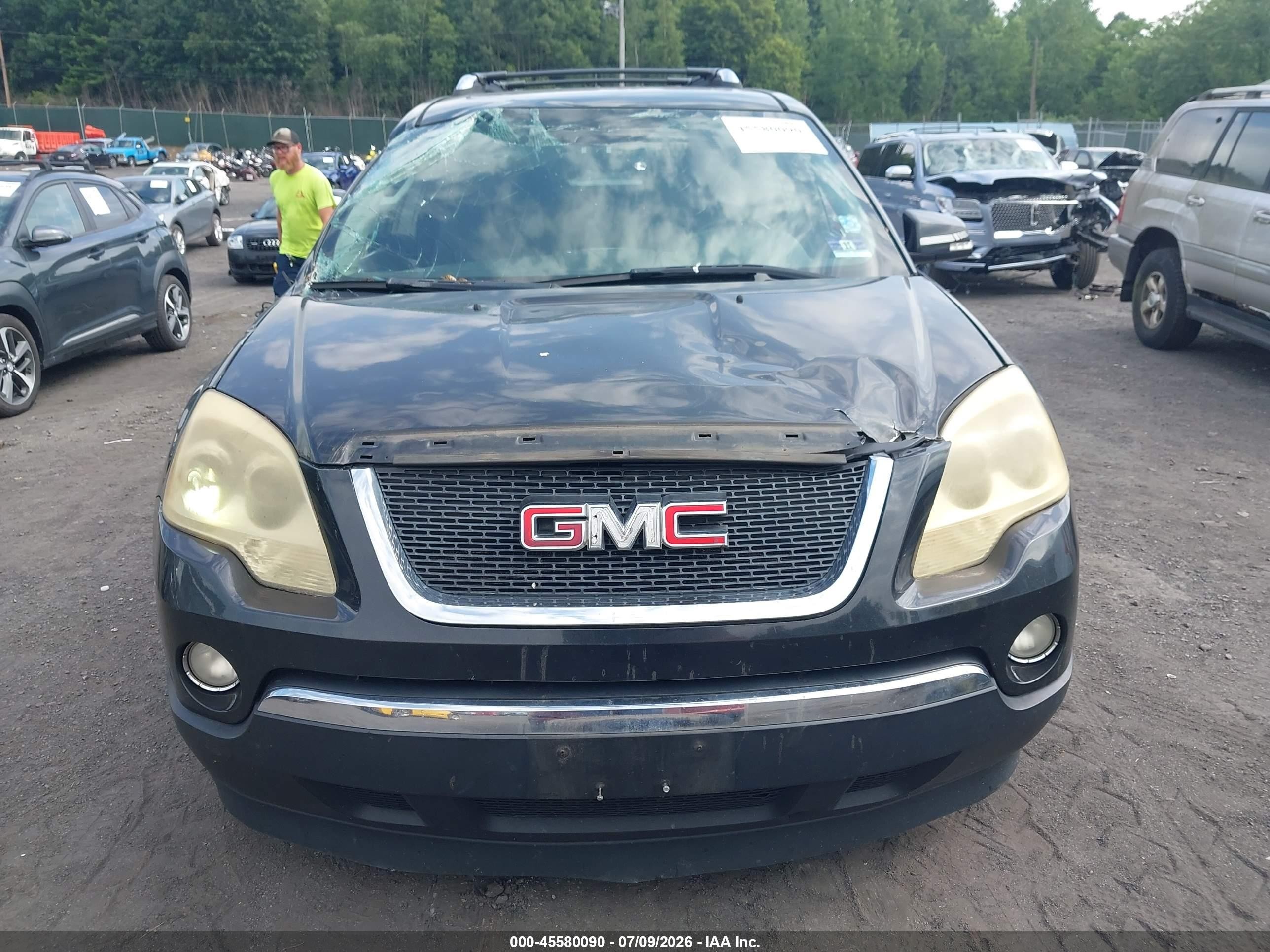 2008 Gmc Acadia Slt-1 Black vin: 1GKEV23708J265409