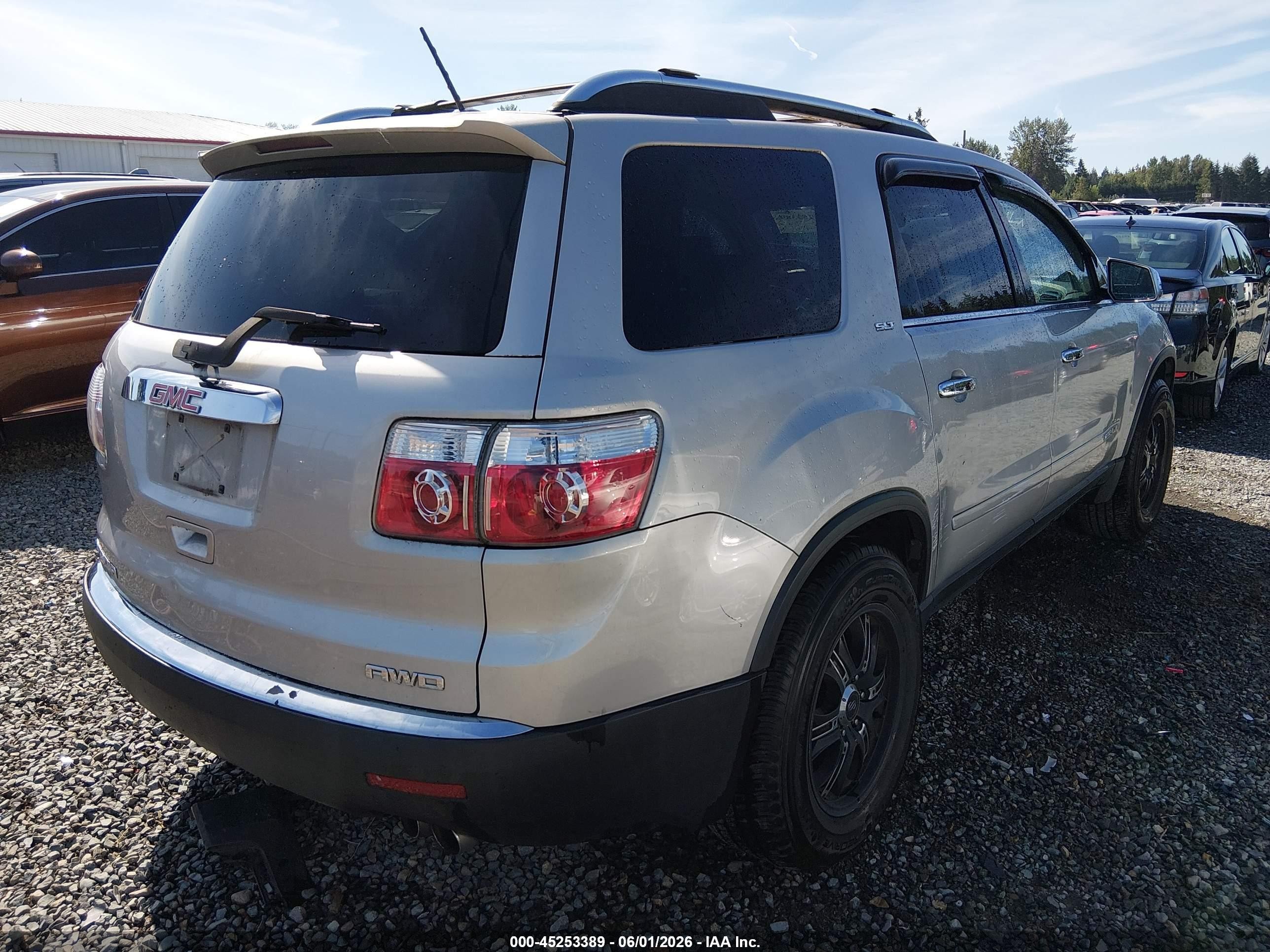 2007 Gmc Acadia Slt-1 Серебряный vin: 1GKEV23717J106932