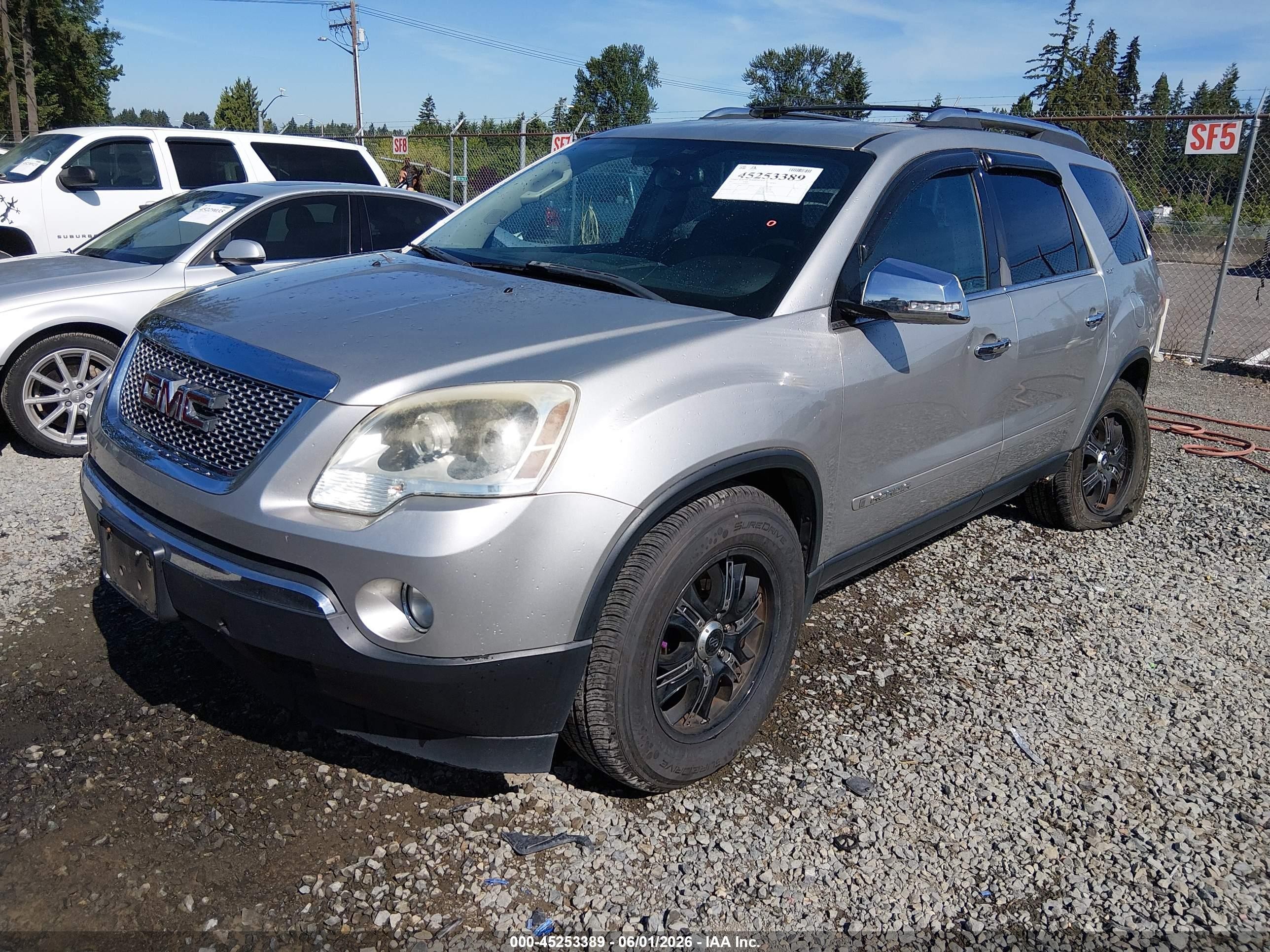 2007 Gmc Acadia Slt-1 Серебряный vin: 1GKEV23717J106932