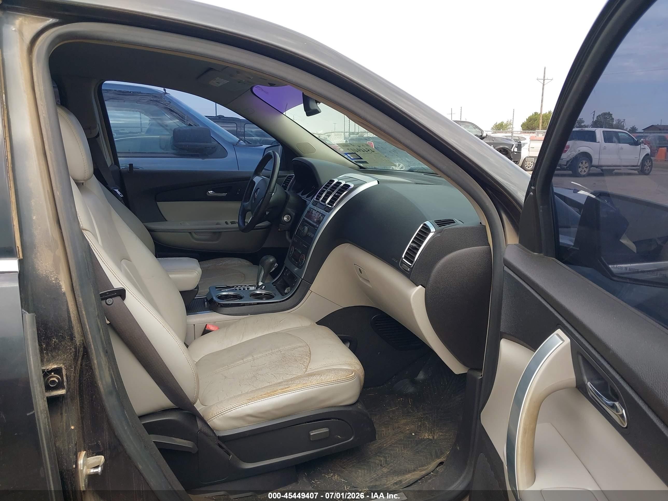 2007 Gmc Acadia Slt-1 Black vin: 1GKEV23717J159582