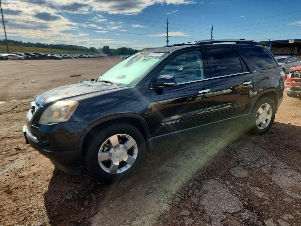 2008 Gmc Acadia Slt-1 Black vin: 1GKEV23738J192861