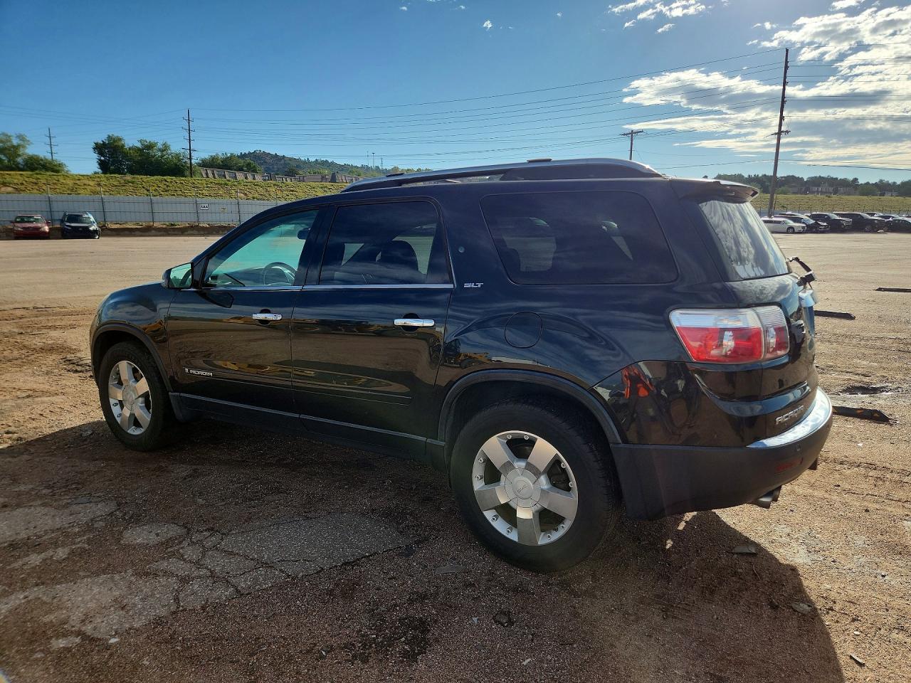 2008 Gmc Acadia Slt-1 Black vin: 1GKEV23738J192861