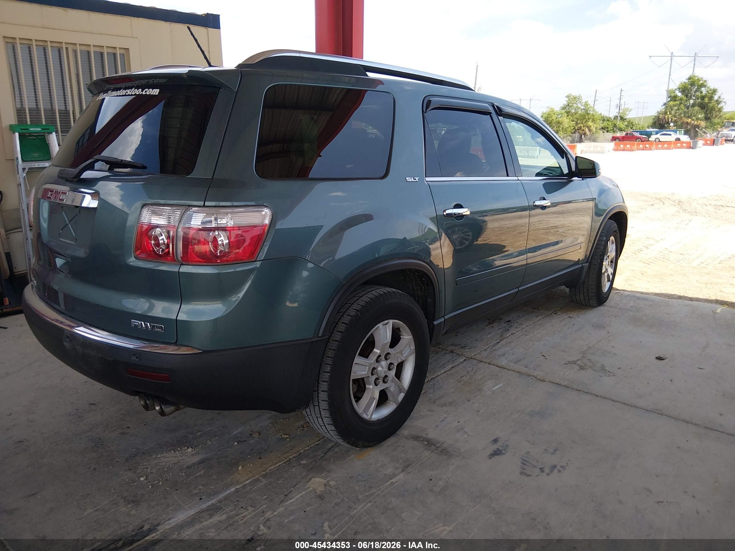 2009 Gmc Acadia Slt1 Gray vin: 1GKEV23D29J108407