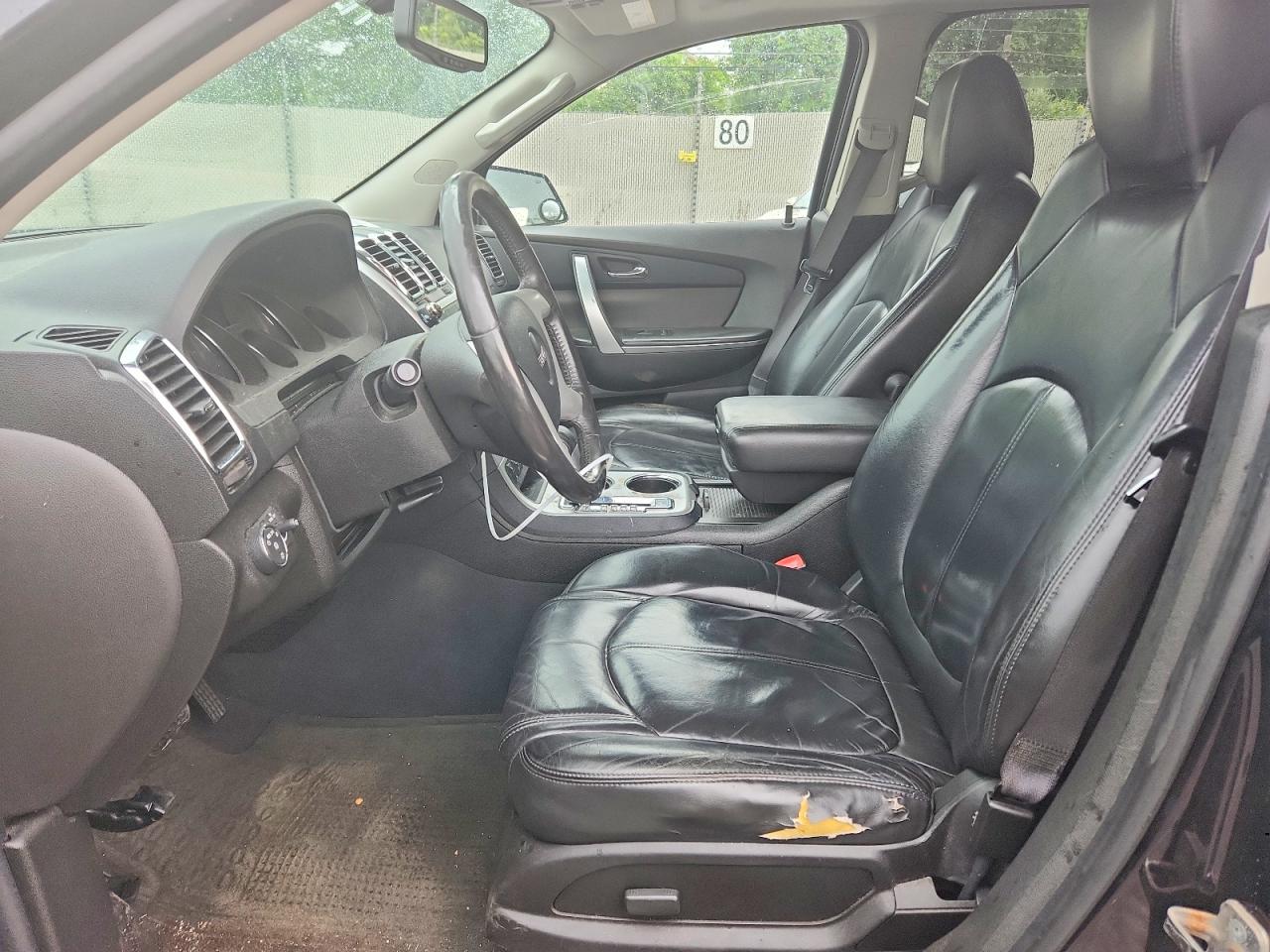 2009 Gmc Acadia Slt-1 Black vin: 1GKEV23D29J214744