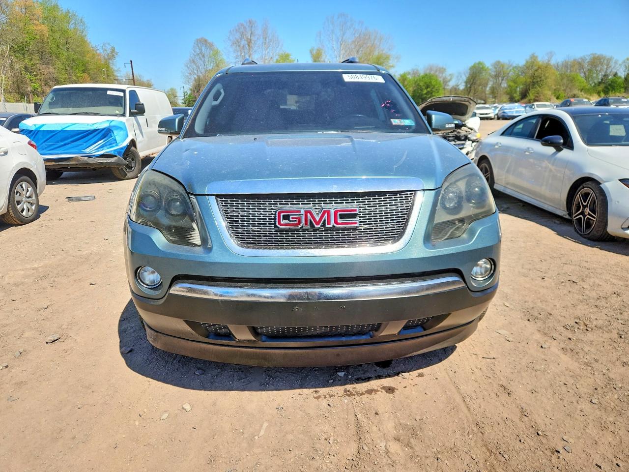 2009 Gmc Acadia Slt-1 Turquoise vin: 1GKEV23D79J105437