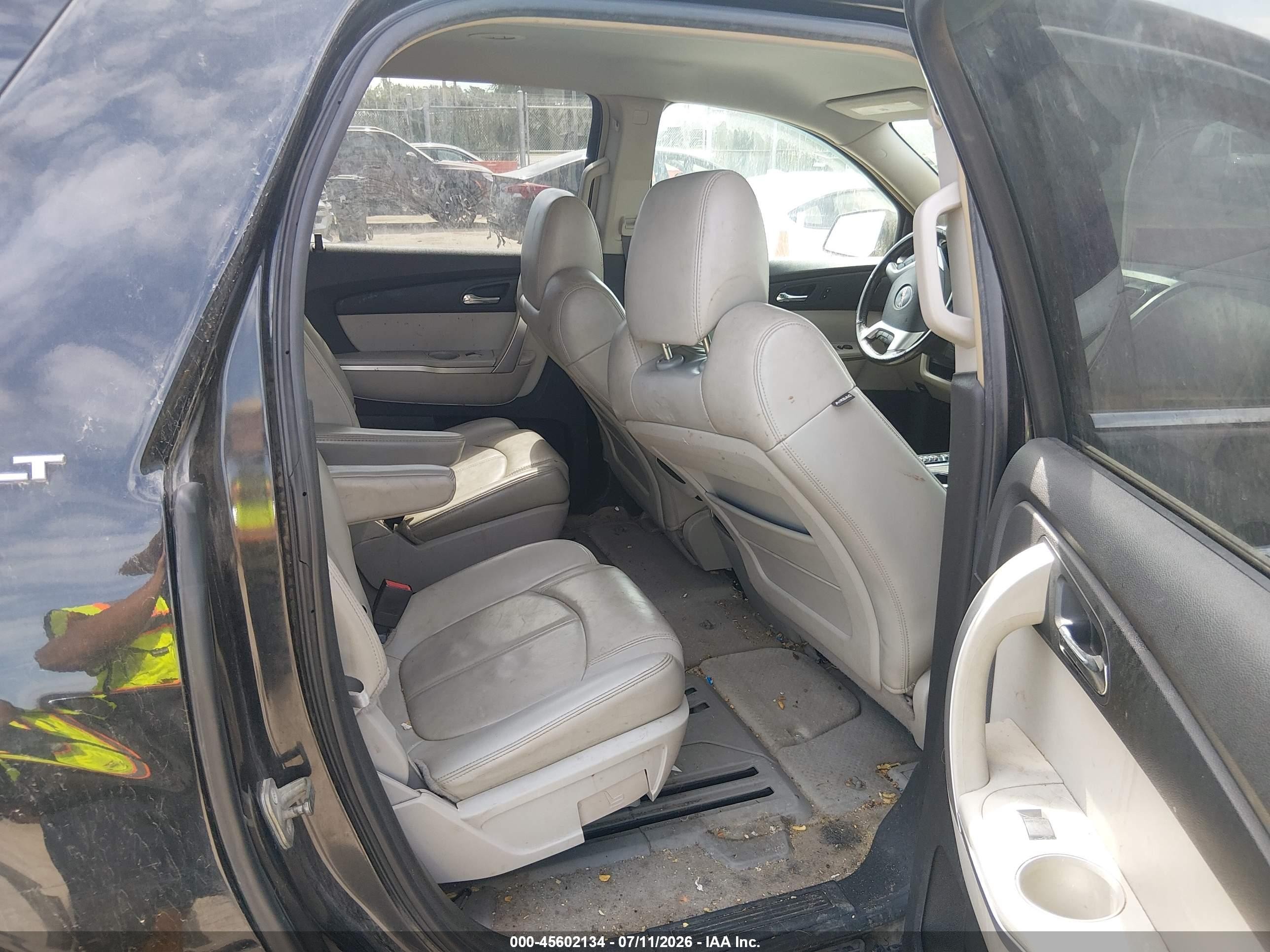 2009 Gmc Acadia Slt1 Black vin: 1GKEV23DX9J101401