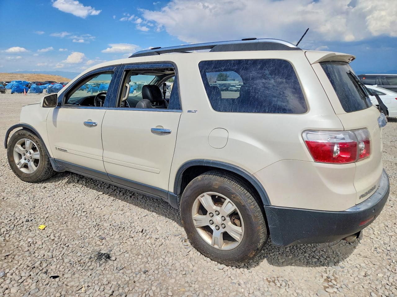 2008 Gmc Acadia Slt-2 White vin: 1GKEV33708J143591