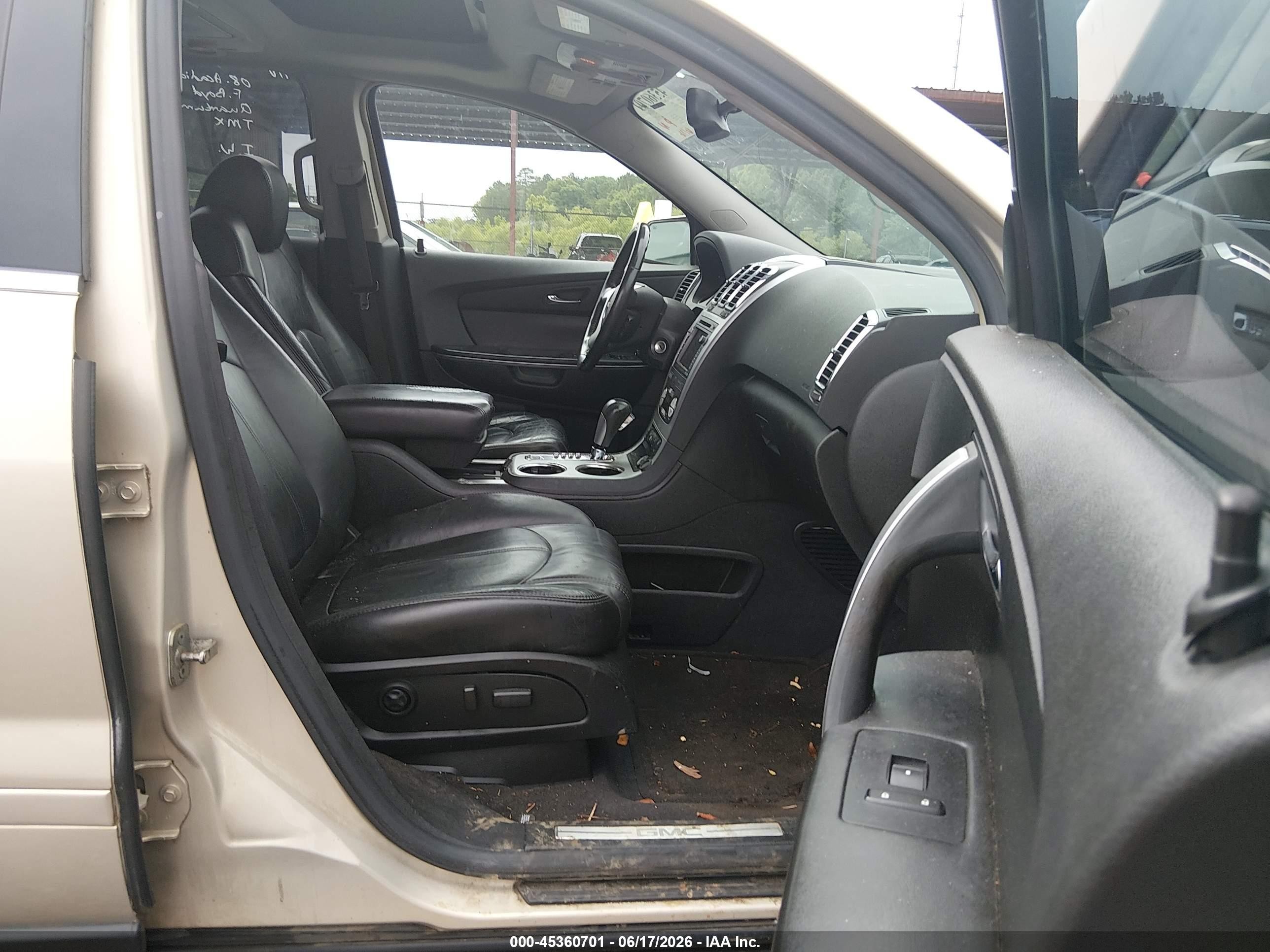 2008 Gmc Acadia Slt-2 Tan vin: 1GKEV33708J238538