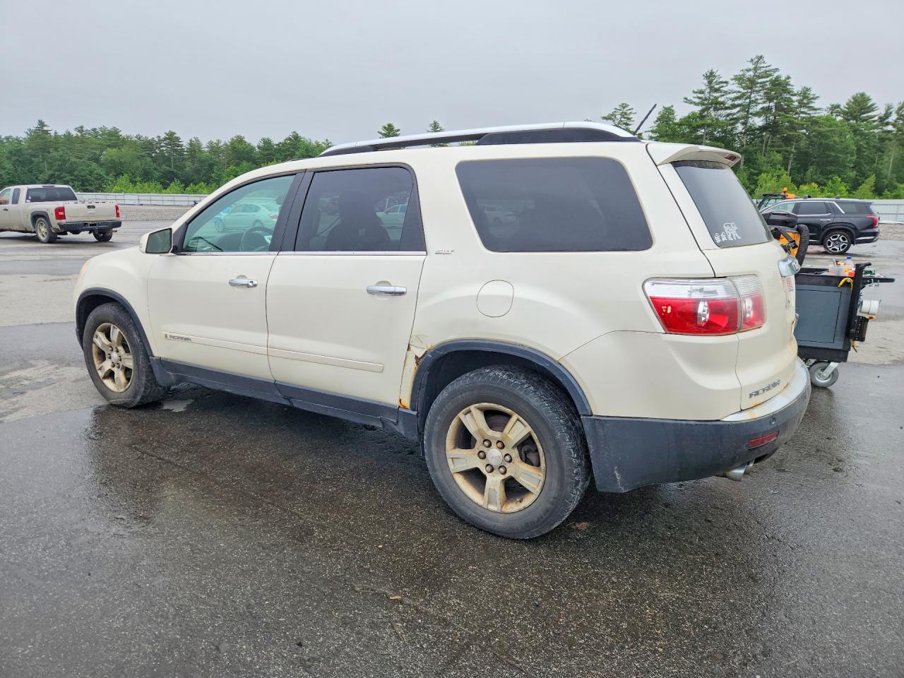2008 Gmc Acadia White vin: 1GKEV33708J258286