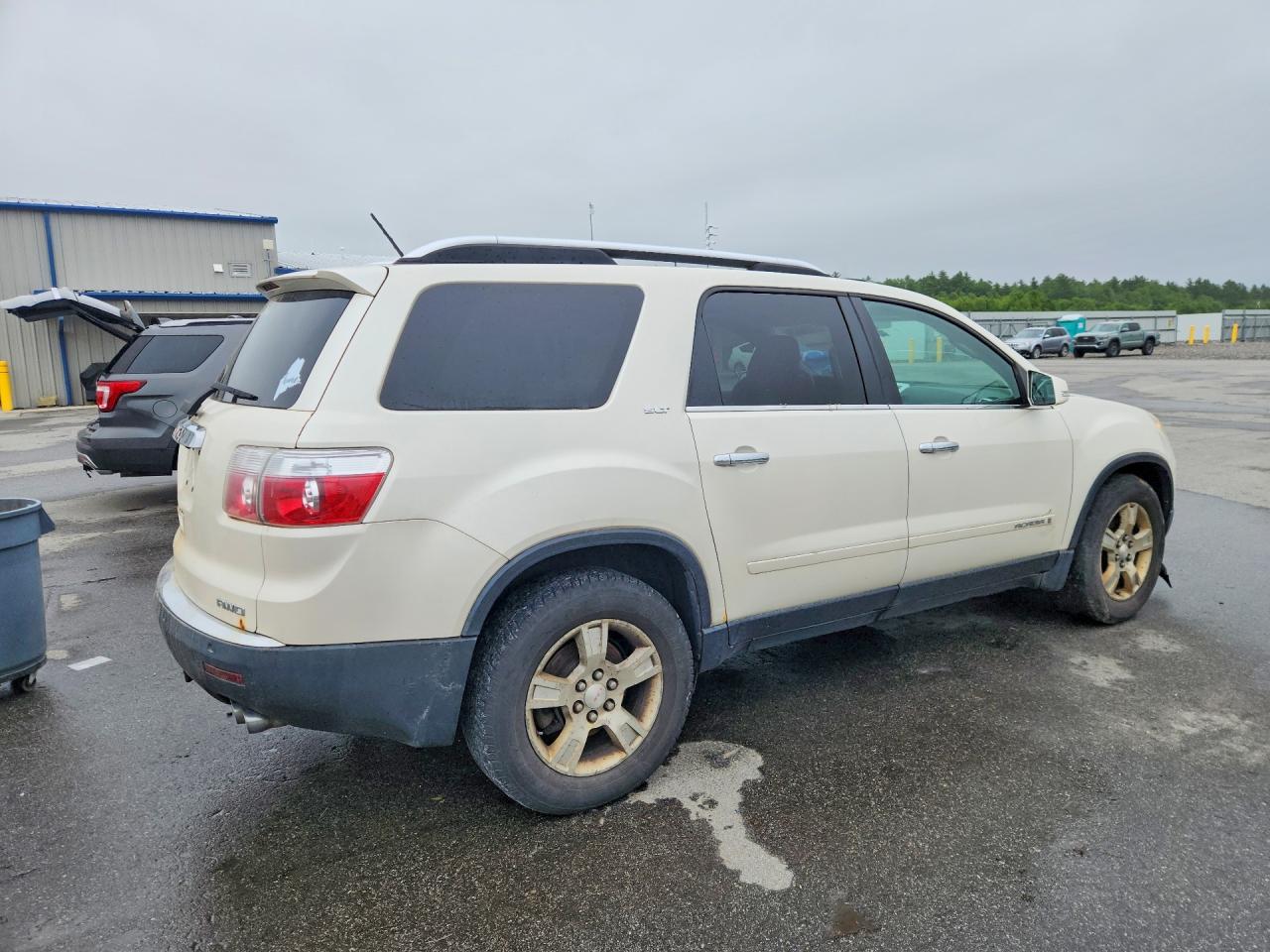 2008 Gmc Acadia White vin: 1GKEV33708J258286