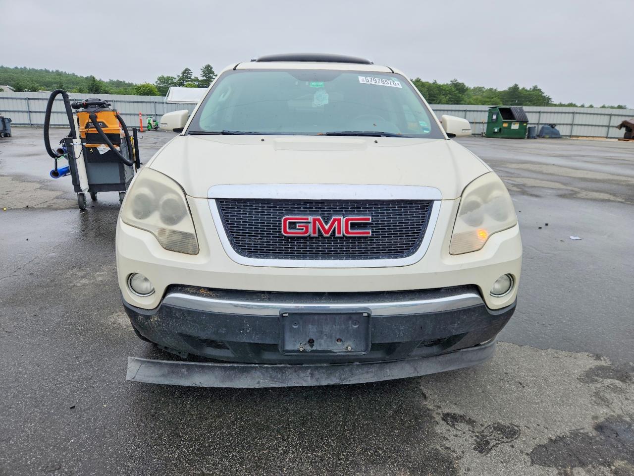 2008 Gmc Acadia White vin: 1GKEV33708J258286