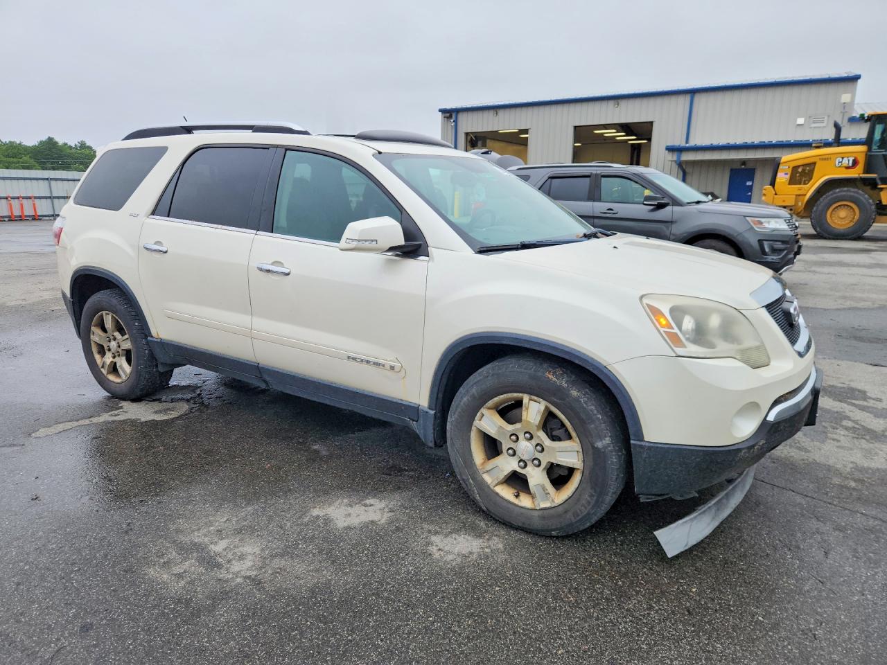 2008 Gmc Acadia White vin: 1GKEV33708J258286