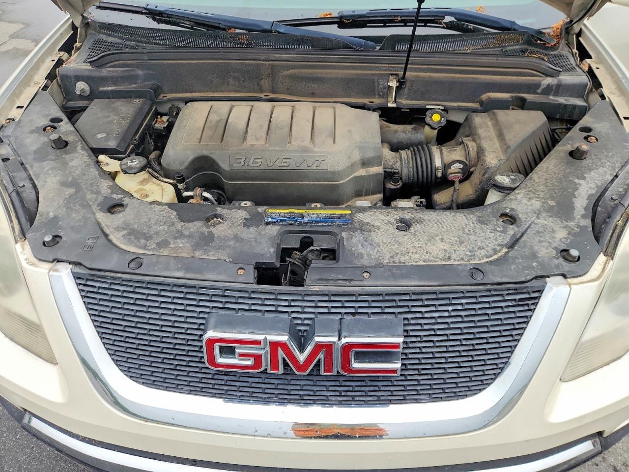 2008 Gmc Acadia White vin: 1GKEV33708J258286