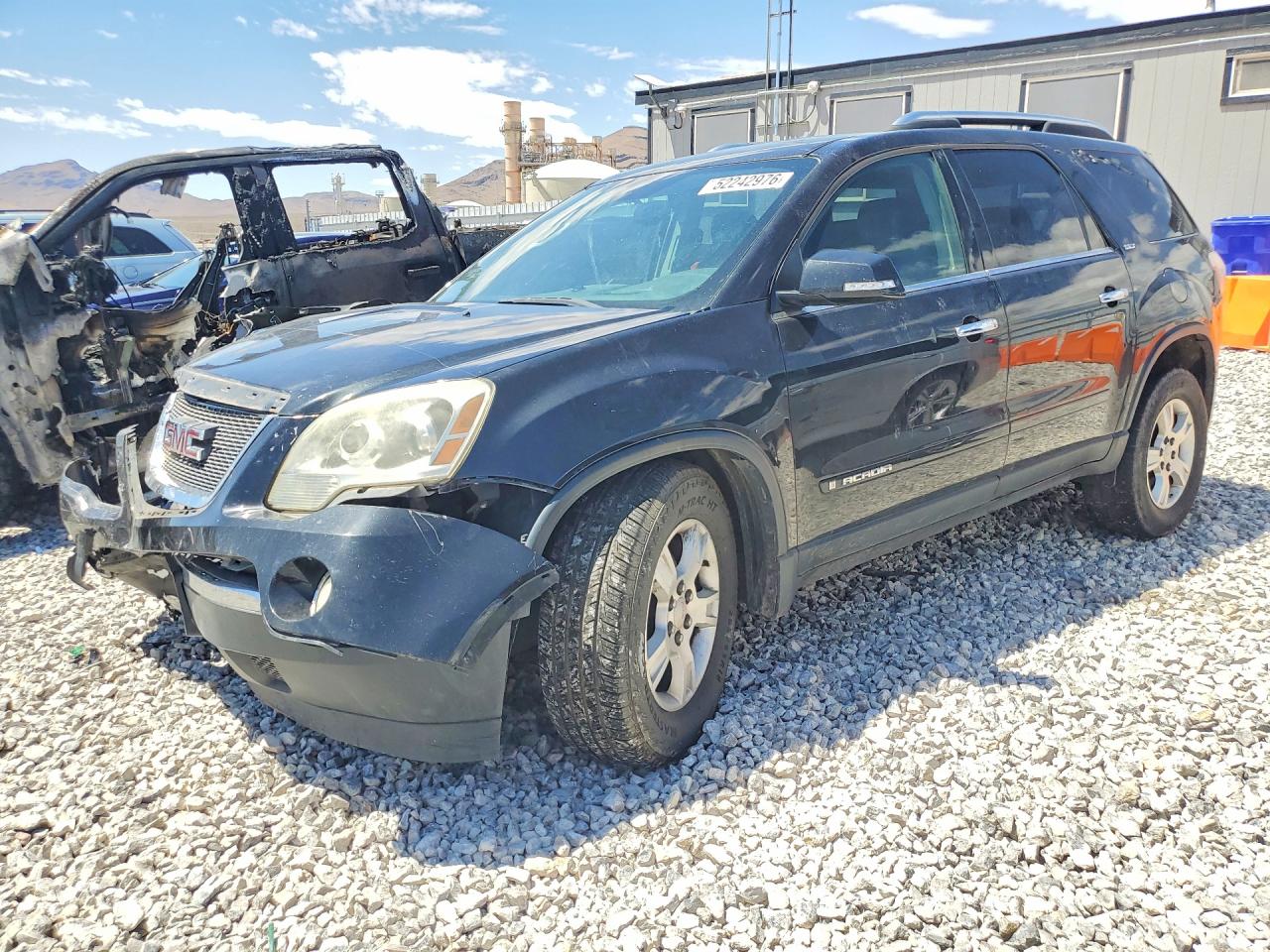 2008 Gmc Acadia Slt-2 Black vin: 1GKEV33718J140957