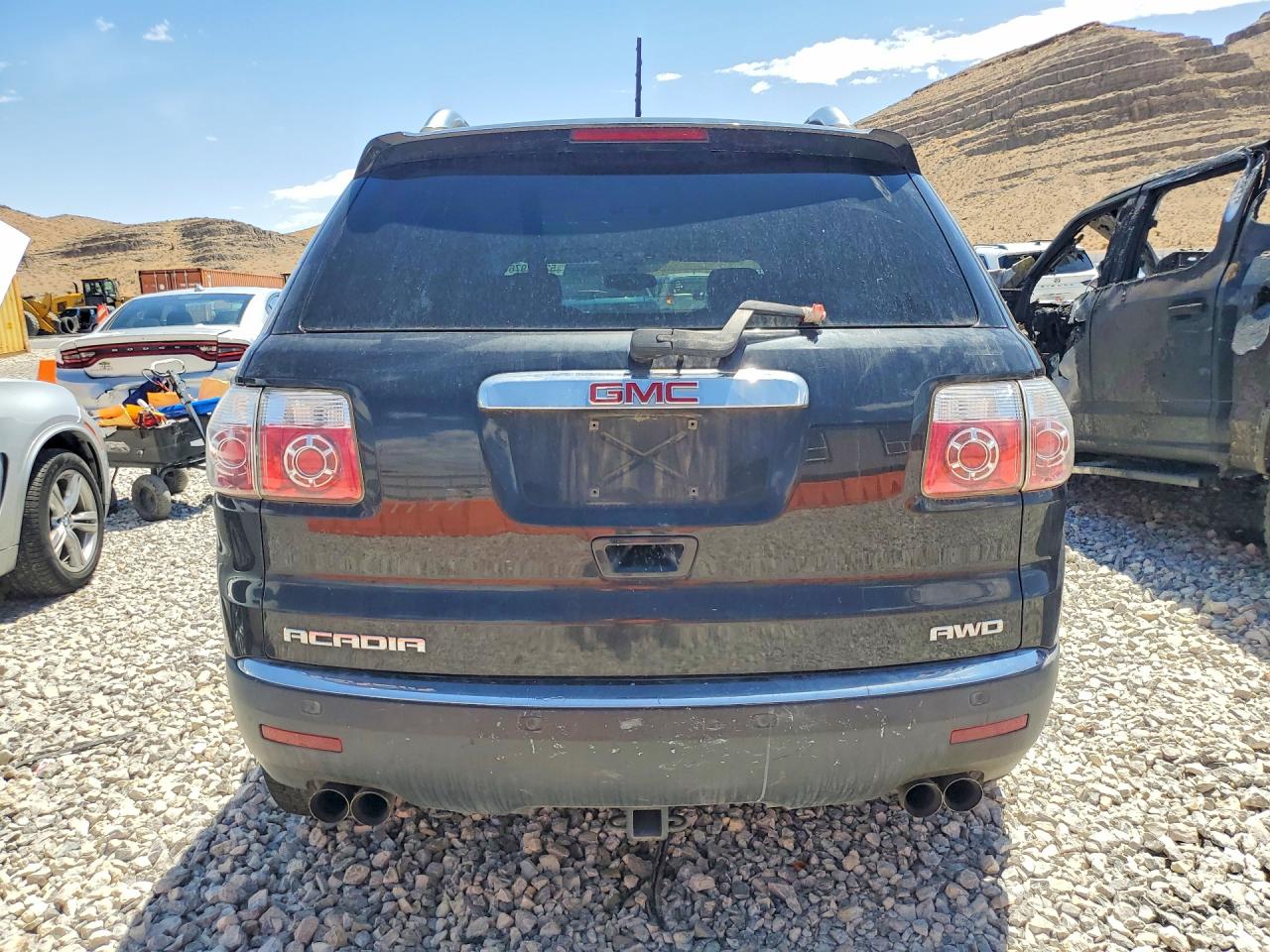 2008 Gmc Acadia Slt-2 Black vin: 1GKEV33718J140957