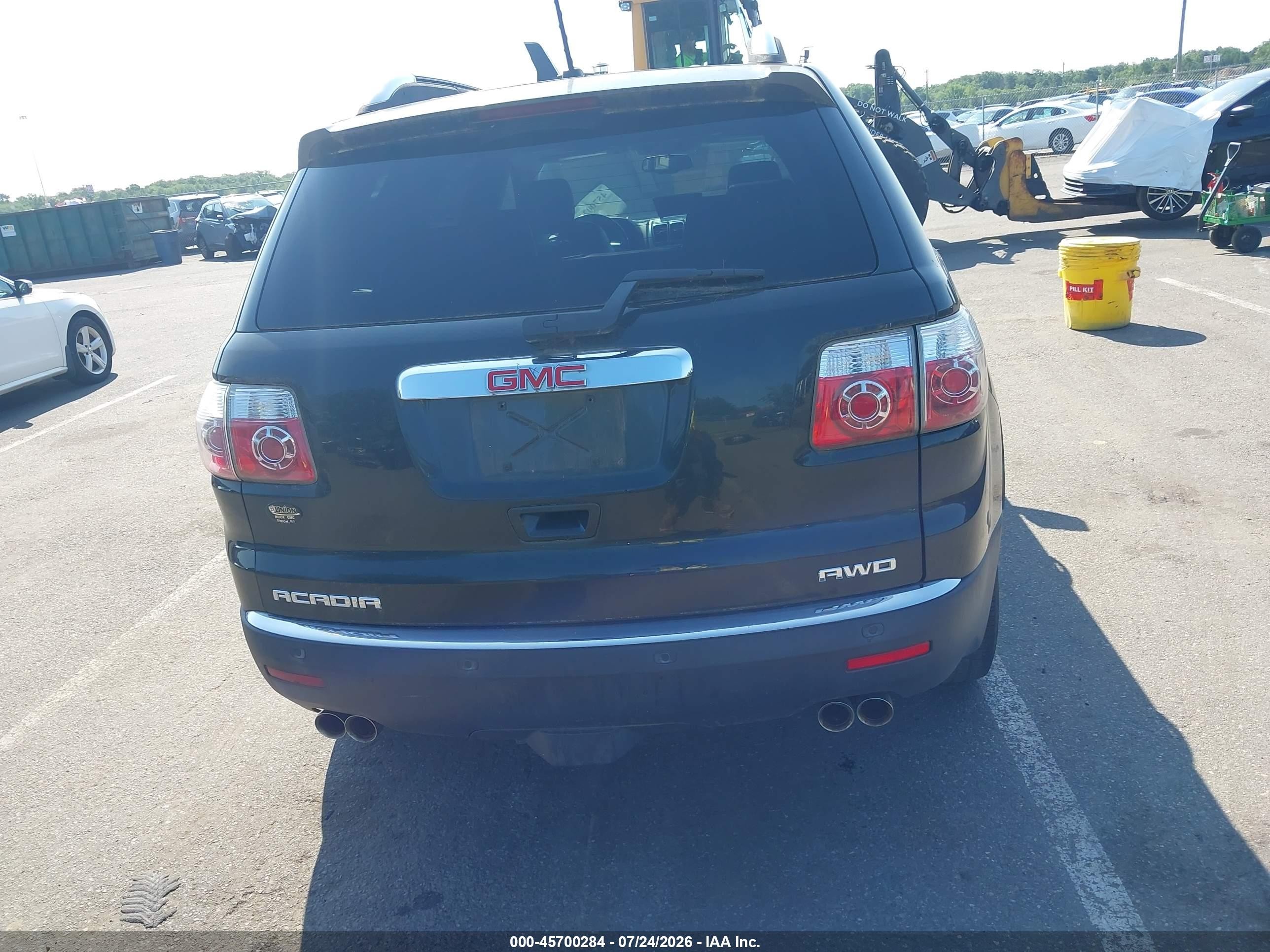 2007 Gmc Acadia Slt-1 Черный vin: 1GKEV33727J108193