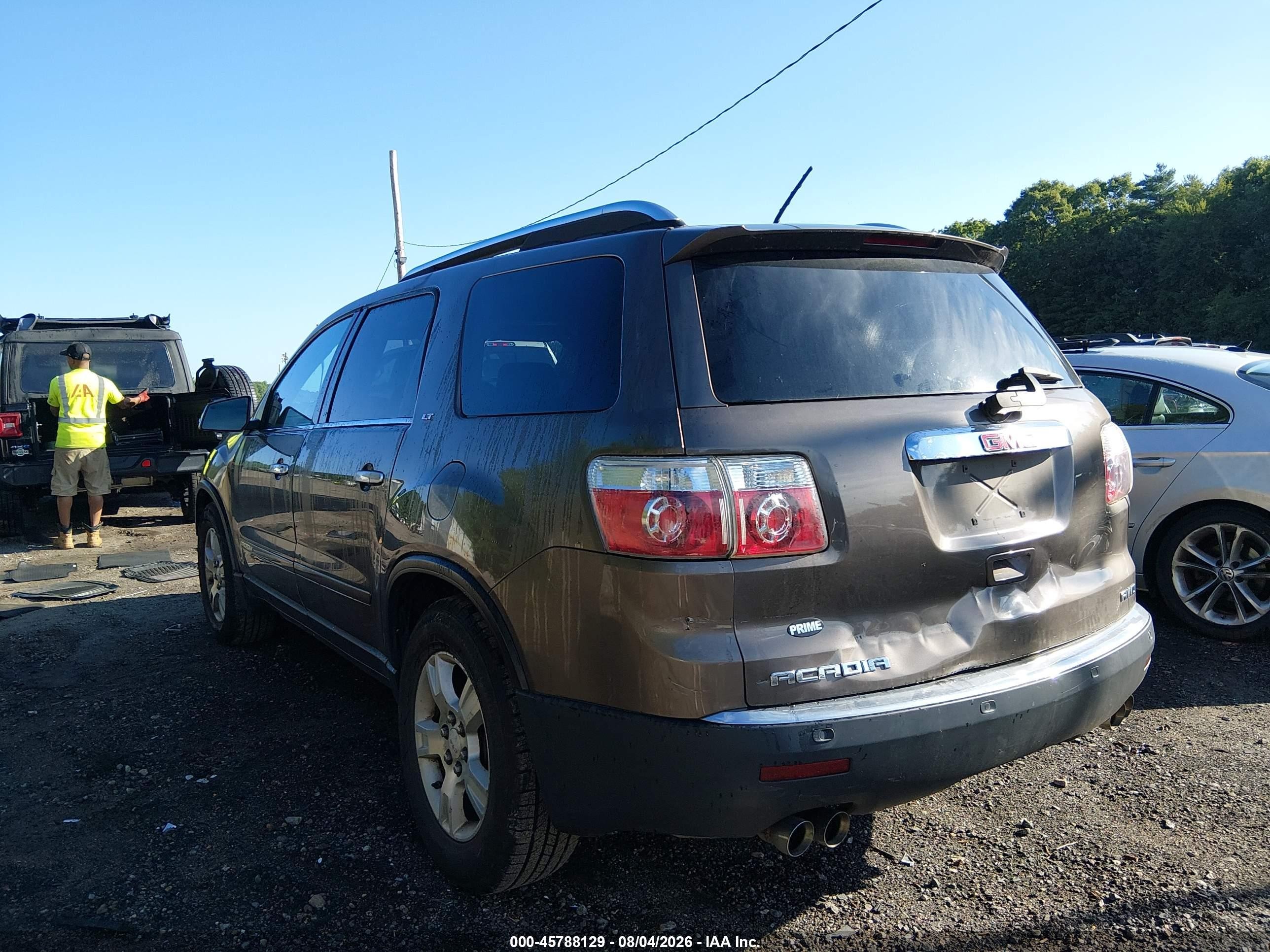 2008 Gmc Acadia Slt-2 Brown vin: 1GKEV33728J146427