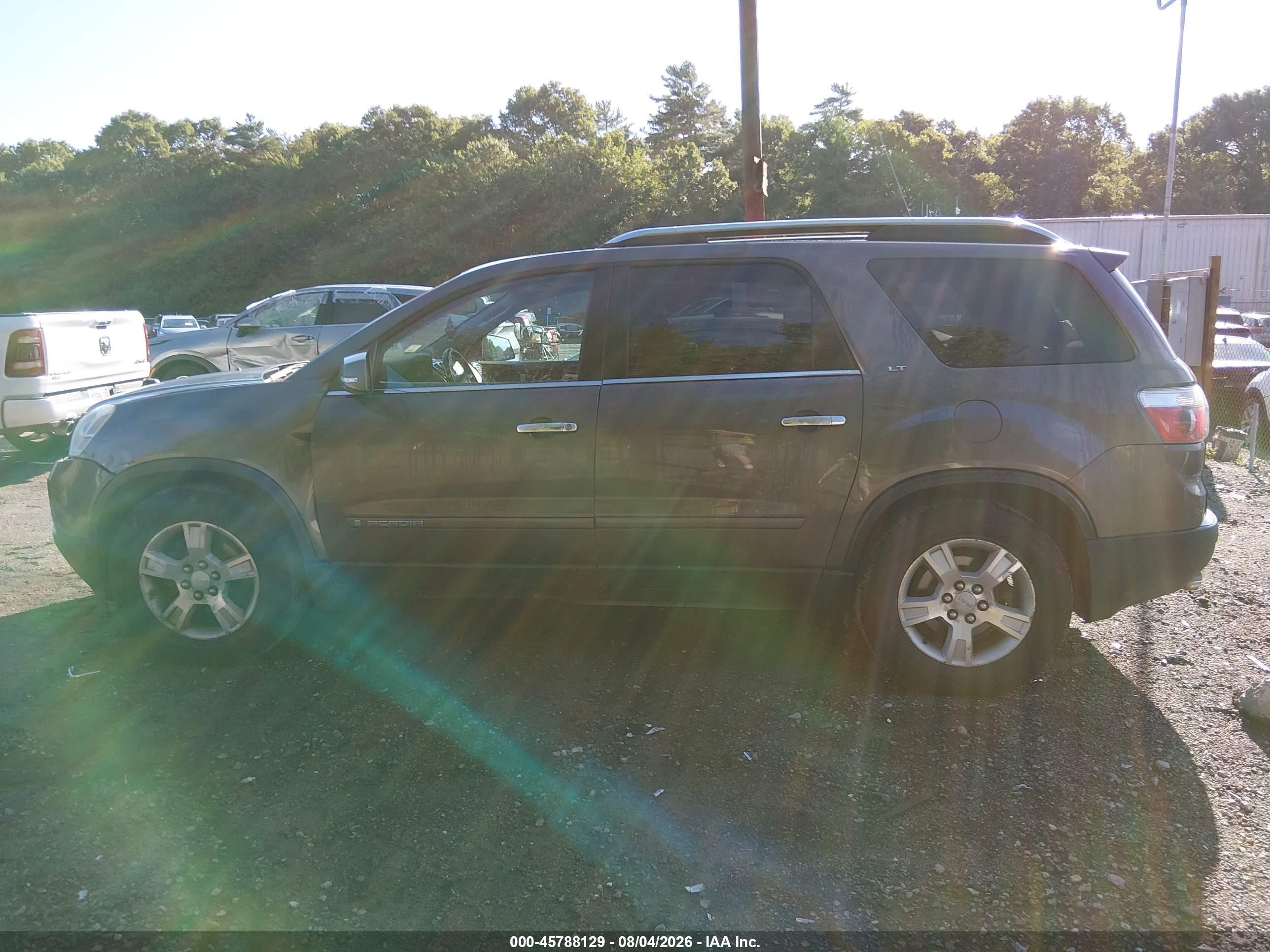2008 Gmc Acadia Slt-2 Brown vin: 1GKEV33728J146427