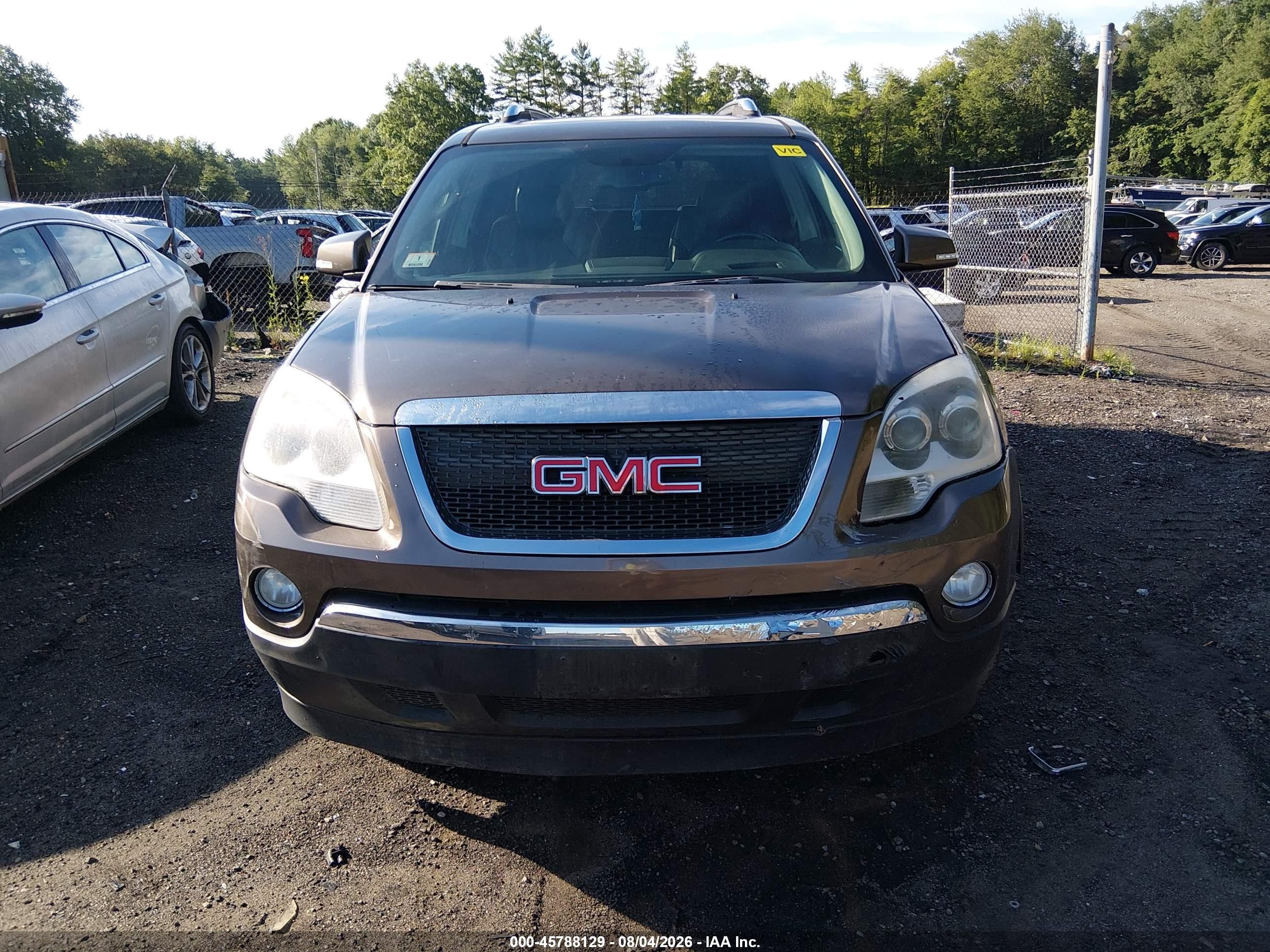 2008 Gmc Acadia Slt-2 Brown vin: 1GKEV33728J146427