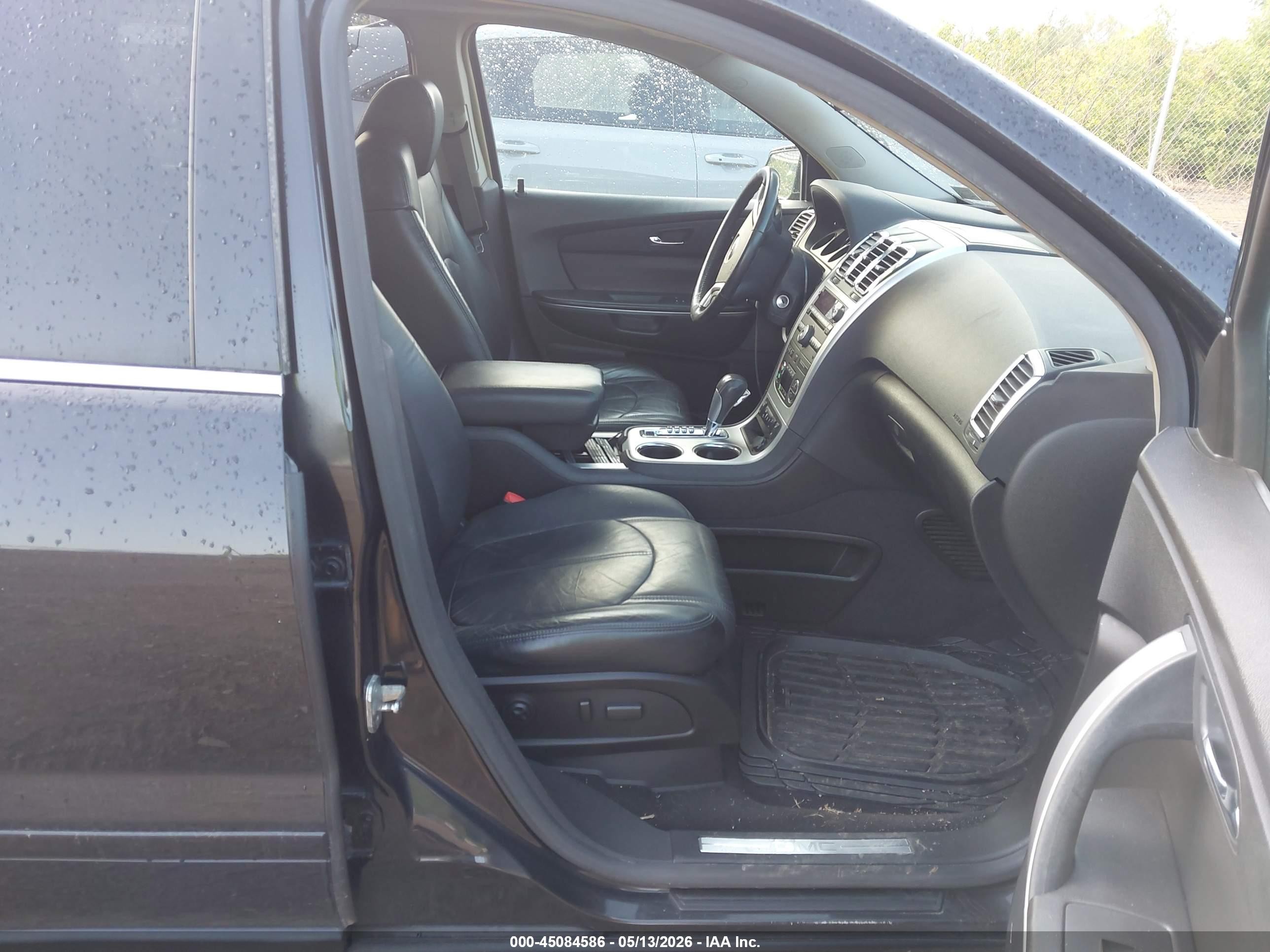 2008 Gmc Acadia Slt-2 Black vin: 1GKEV33728J176317