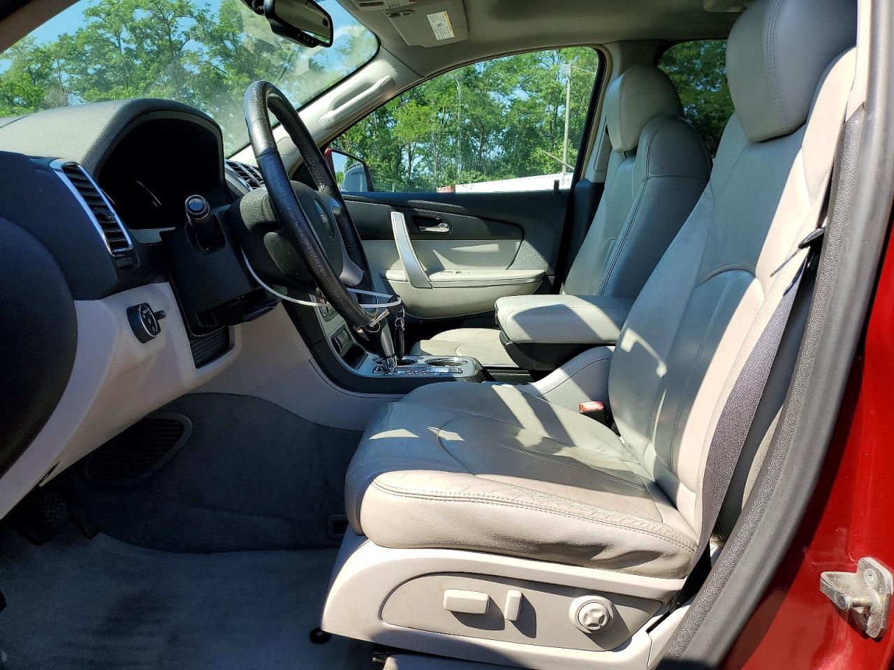 2008 Gmc Acadia Slt-2 Red vin: 1GKEV33738J218820