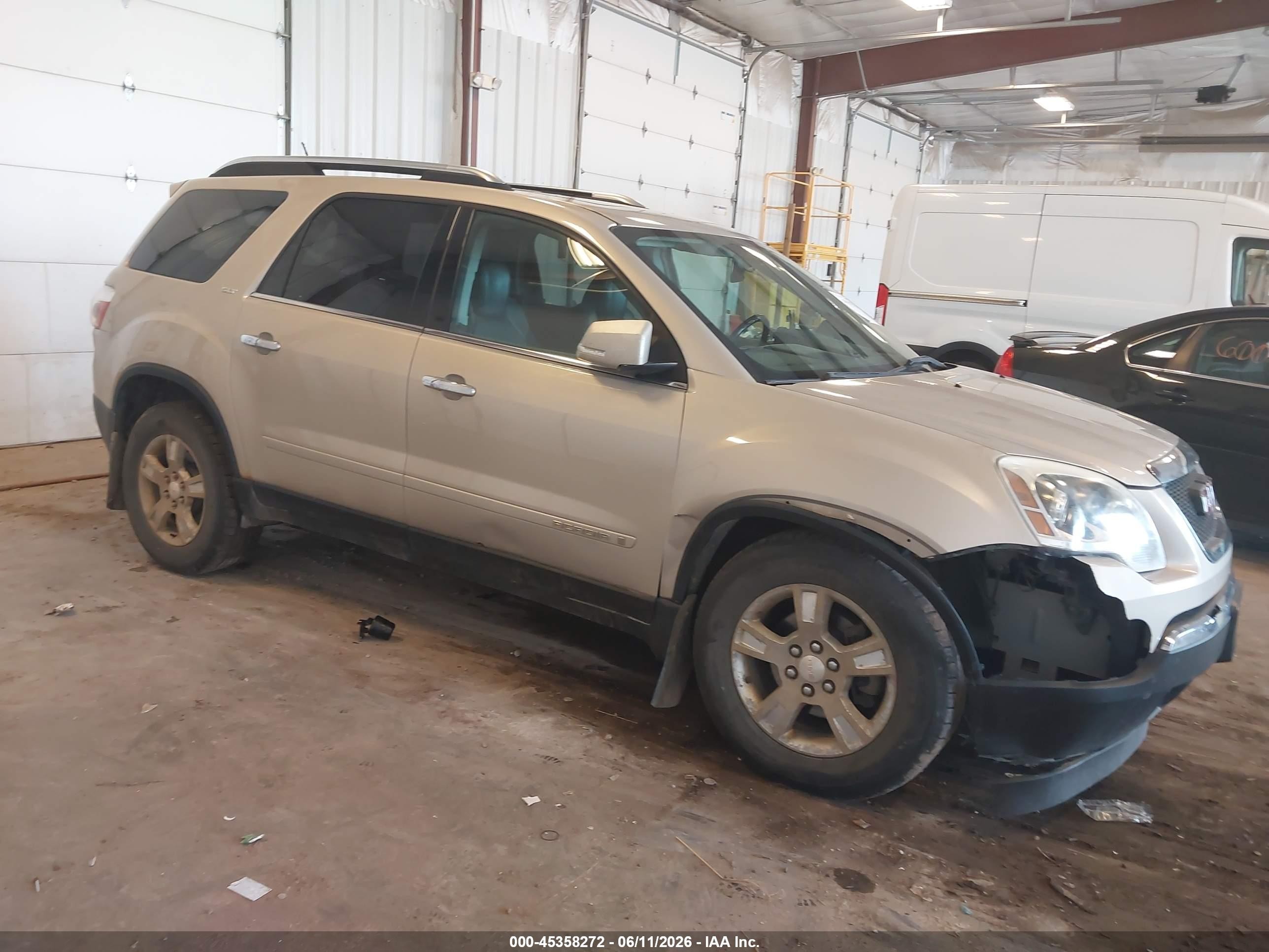 2008 Gmc Acadia Slt-2 Tan vin: 1GKEV33738J283361