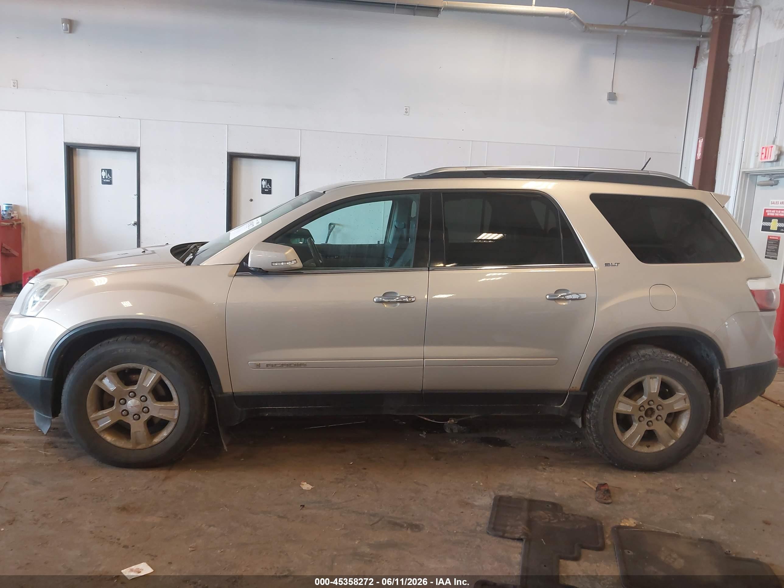 2008 Gmc Acadia Slt-2 Tan vin: 1GKEV33738J283361