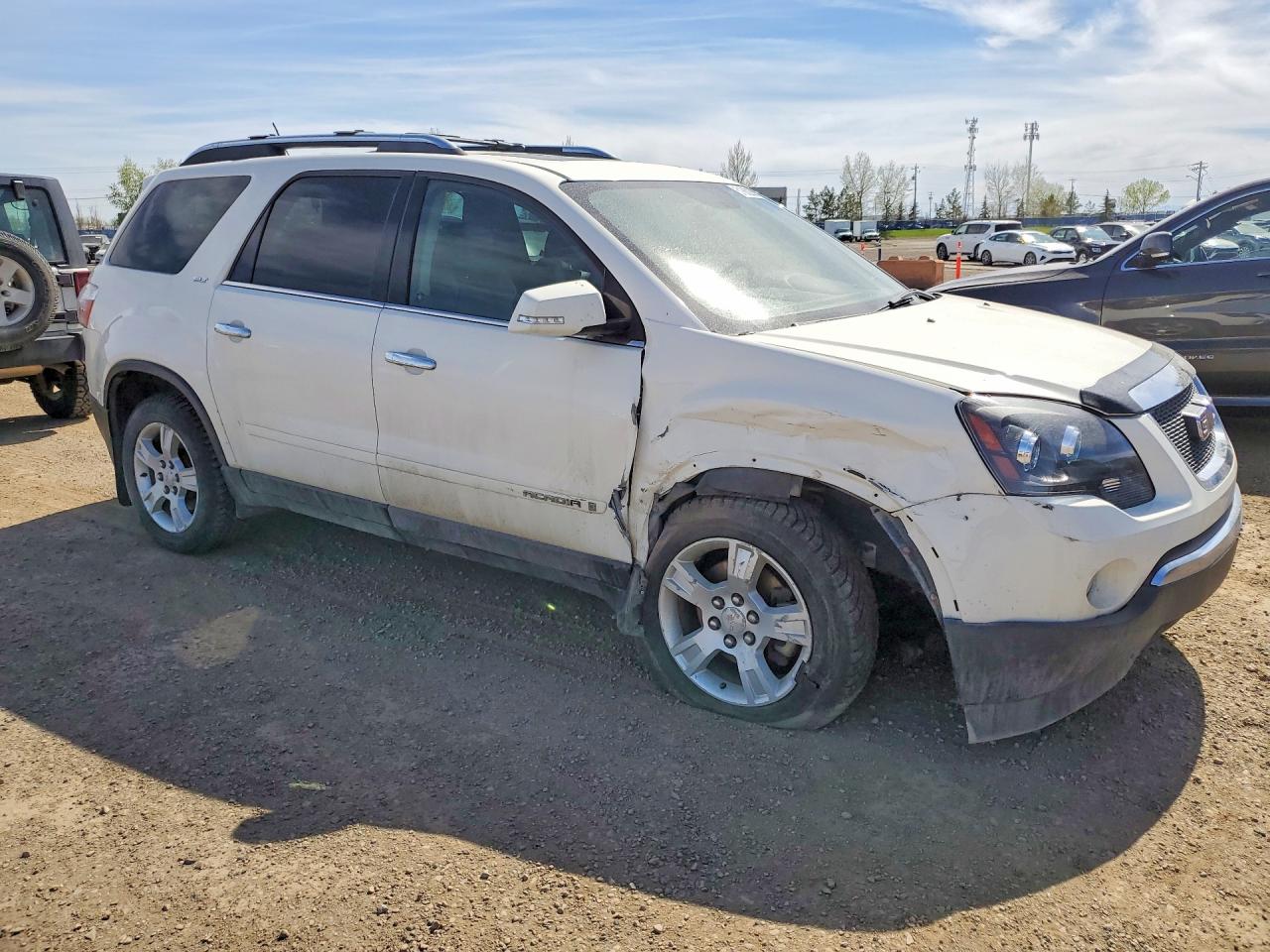 2007 Gmc Acadia Slt-2 White vin: 1GKEV33747J151899