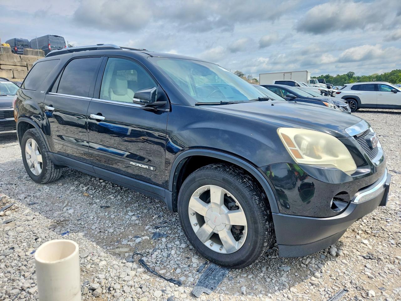 2008 Gmc Acadia Slt-2 Black vin: 1GKEV33748J279495