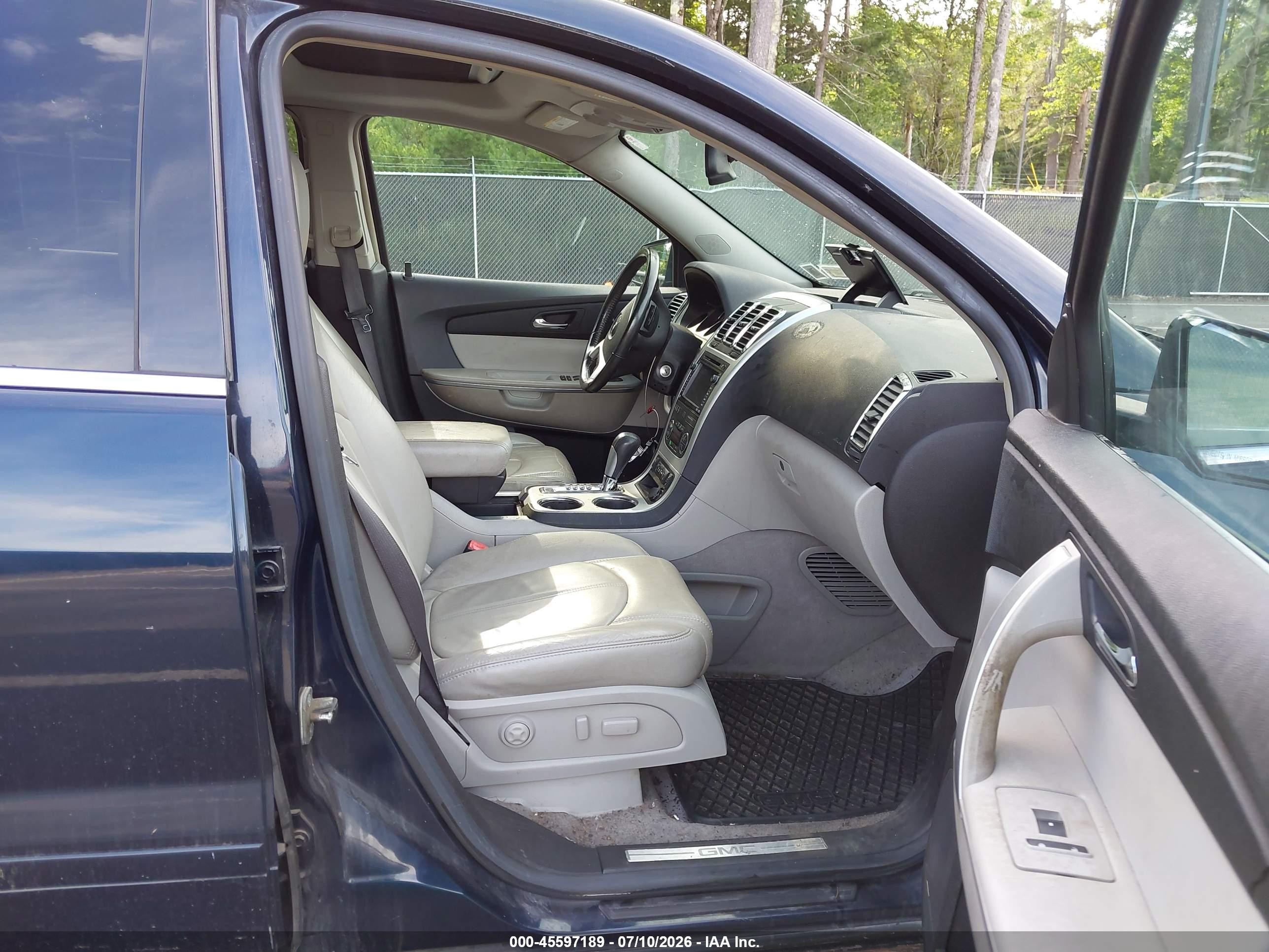 2008 Gmc Acadia Slt-2 Синий vin: 1GKEV33758J279781