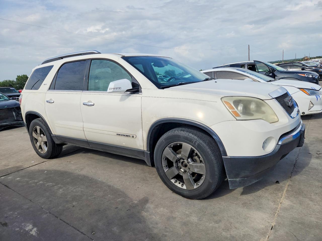 2007 Gmc Acadia Slt-2 White vin: 1GKEV33767J101294