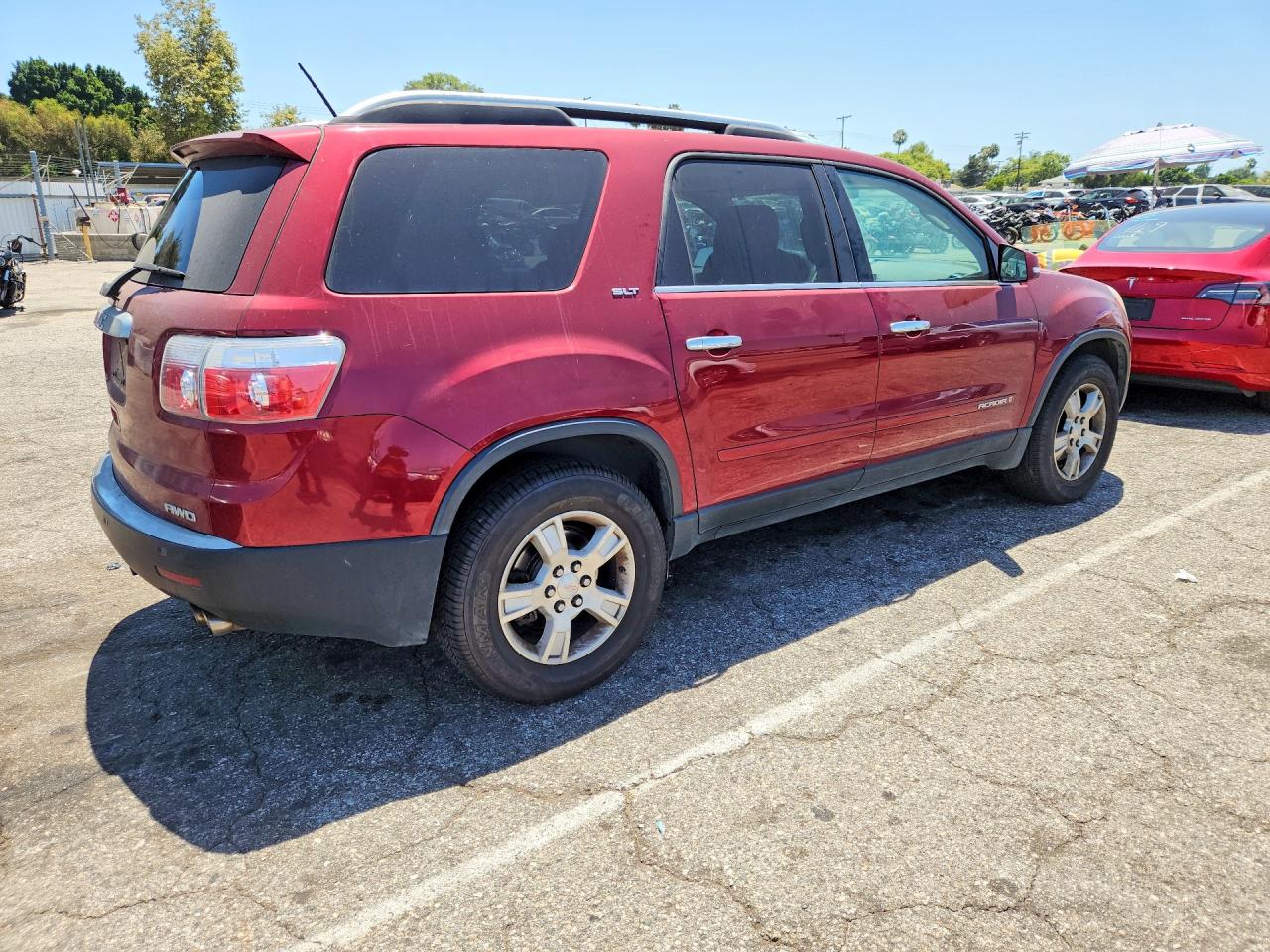 2007 Gmc Acadia Slt-2 Red vin: 1GKEV33767J169692