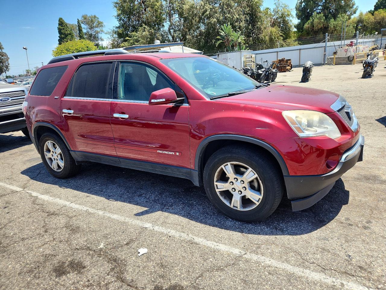 2007 Gmc Acadia Slt-2 Red vin: 1GKEV33767J169692