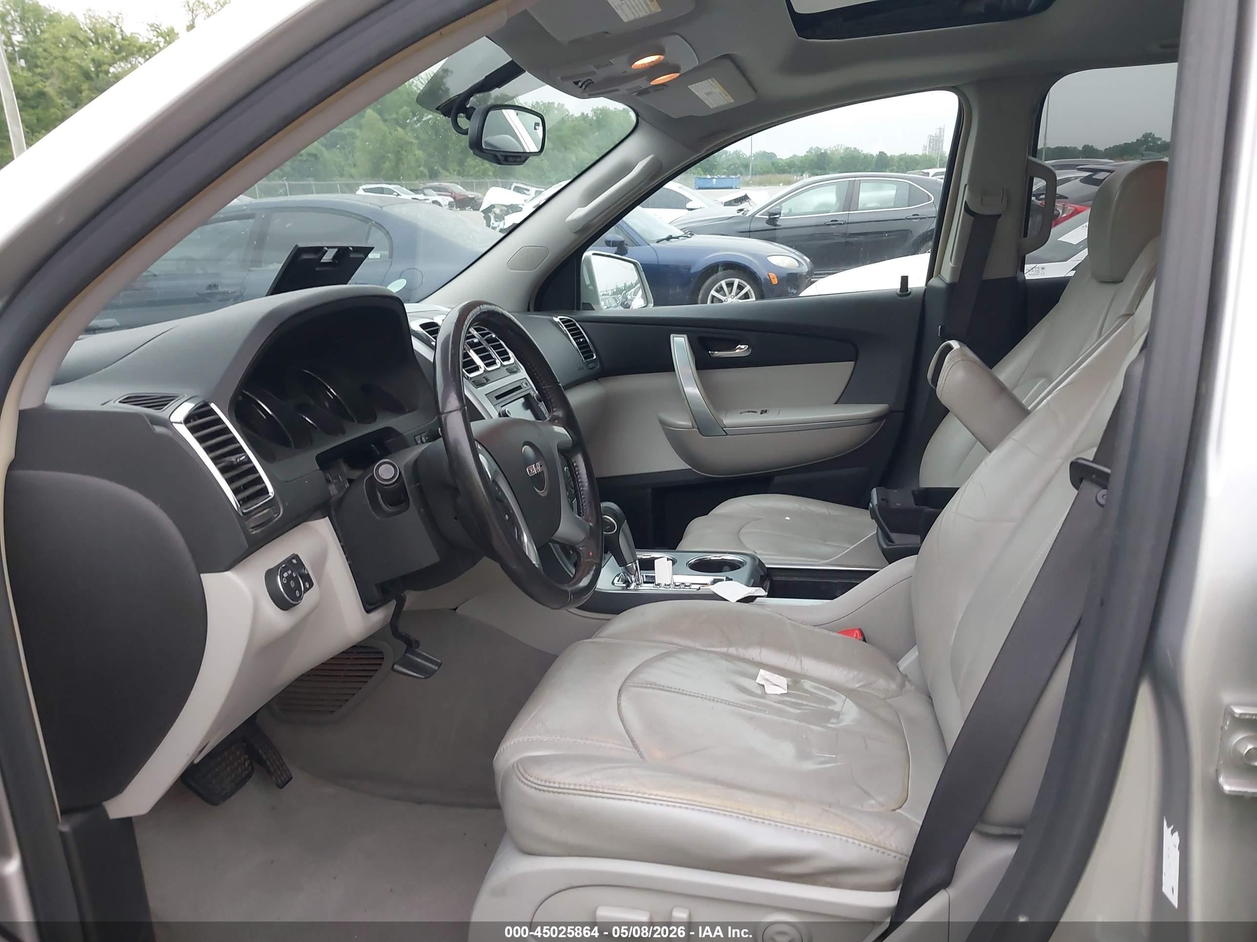2008 Gmc Acadia Slt-2 Silver vin: 1GKEV33788J138462