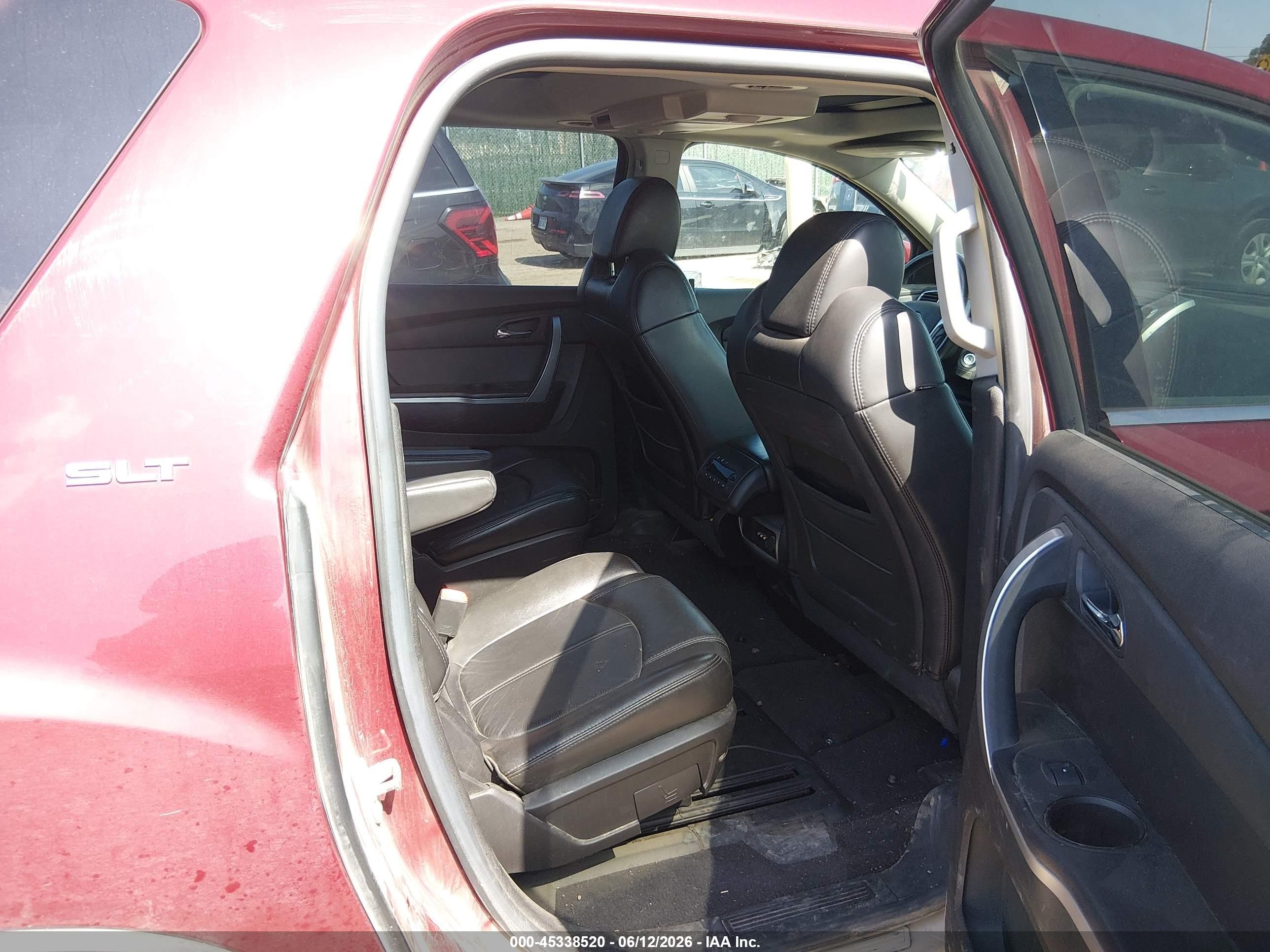 2008 Gmc Acadia Slt-2 Красный vin: 1GKEV33788J235449