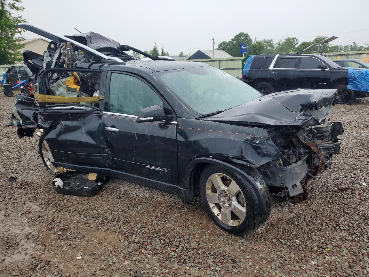 2008 Gmc Acadia Slt-2 Black vin: 1GKEV33788J250579