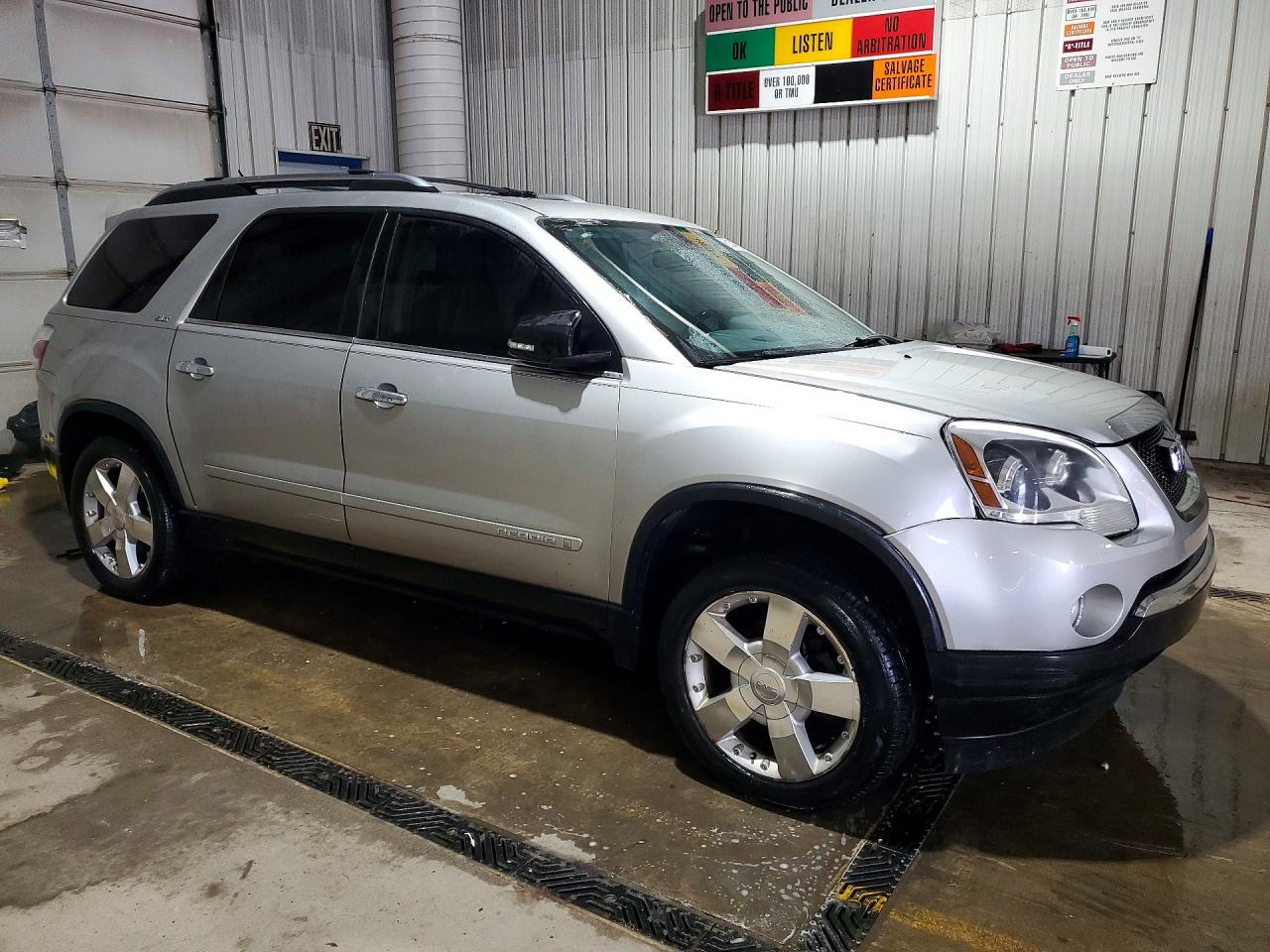 2008 Gmc Acadia Slt-2 Silver vin: 1GKEV33798J148840