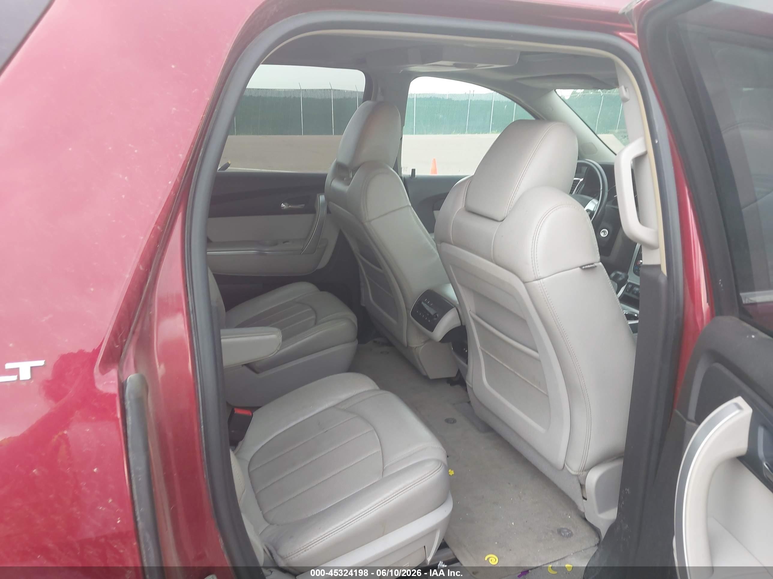 2009 Gmc Acadia Slt-2 Red vin: 1GKEV33D09J149365