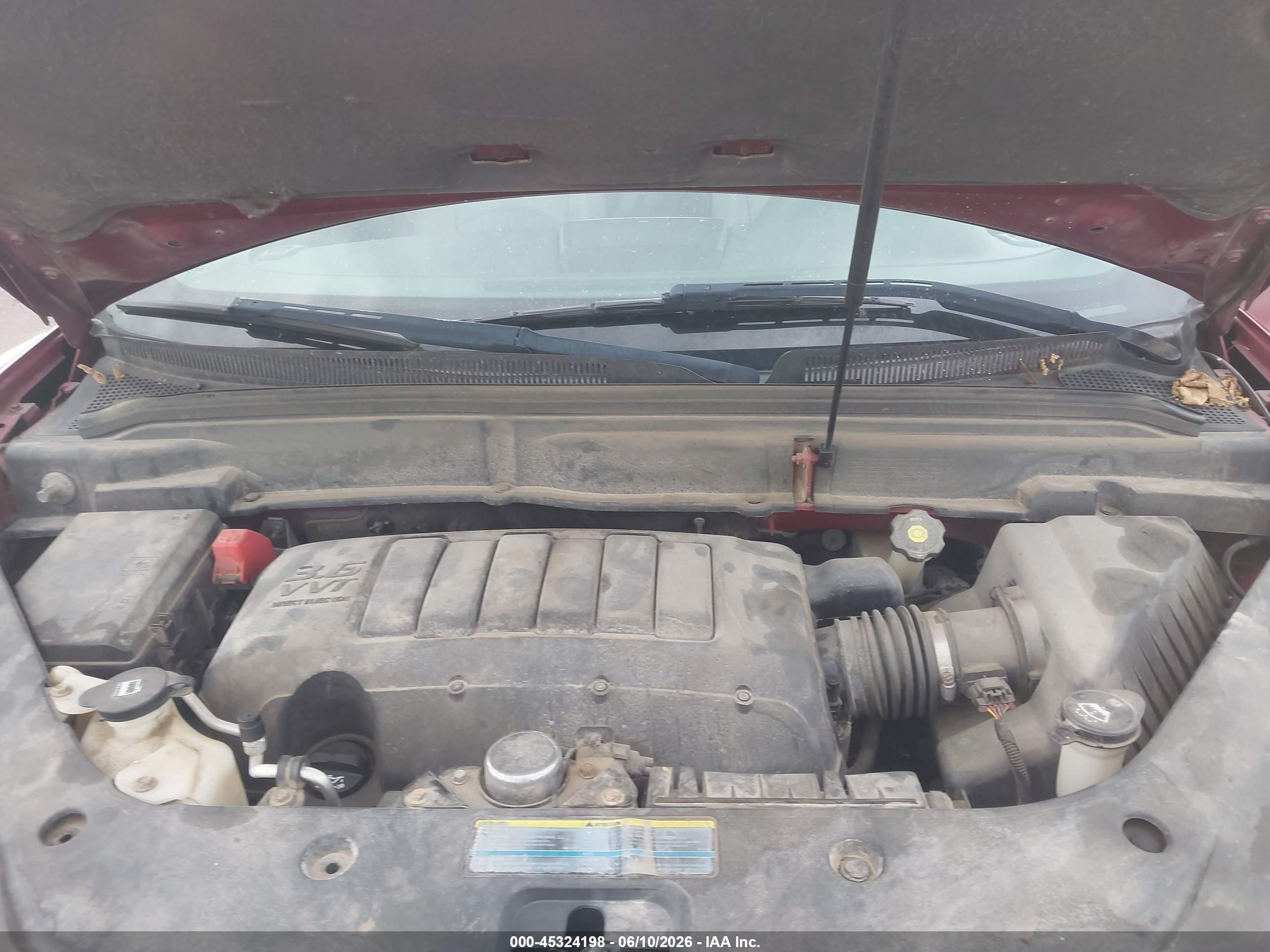 2009 Gmc Acadia Slt-2 Red vin: 1GKEV33D09J149365