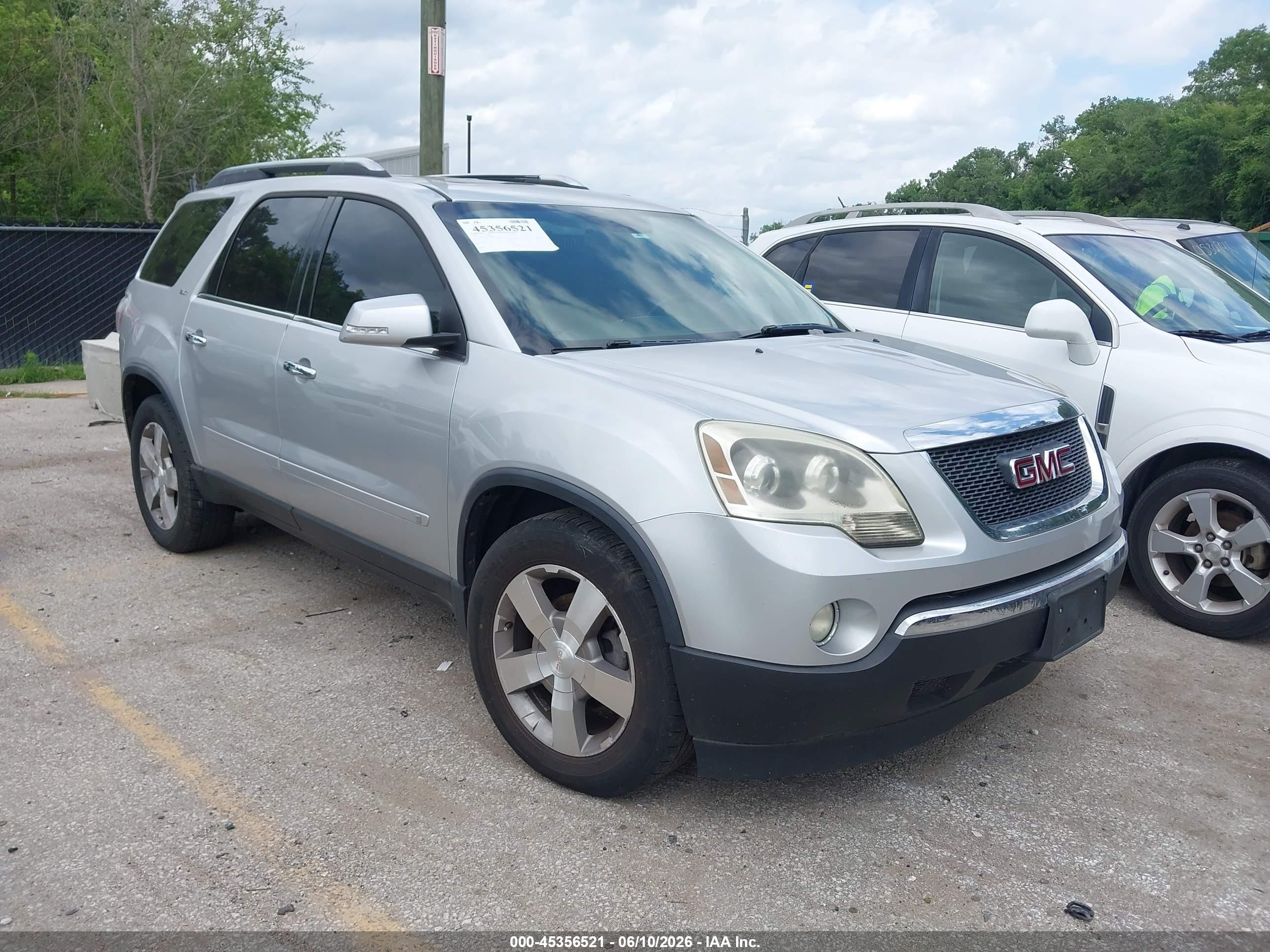 2009 Gmc Acadia Slt-2 Gray vin: 1GKEV33D29J198633